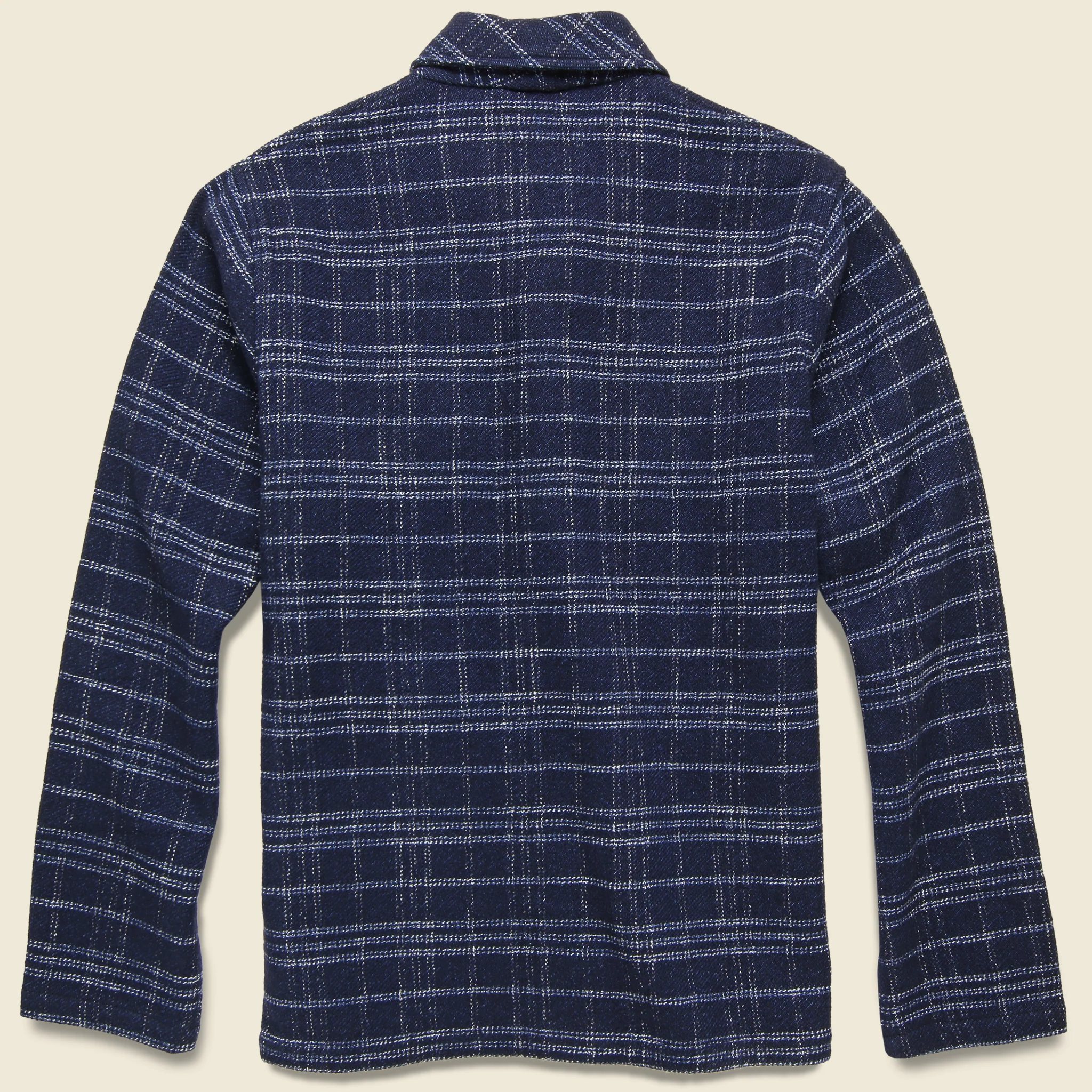 Check Prairie Jacket - Indigo - Image 2