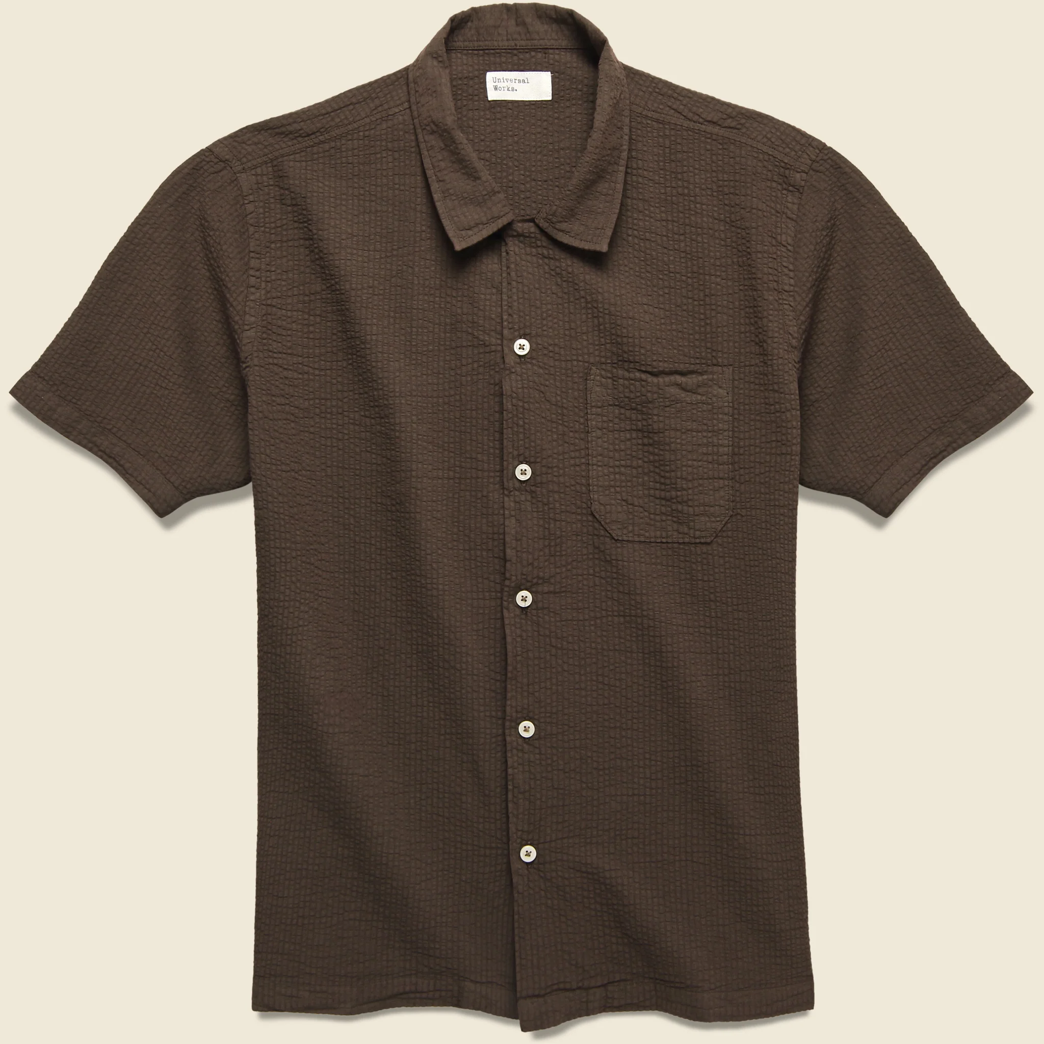 Bengal Seersucker Road Shirt - Brown