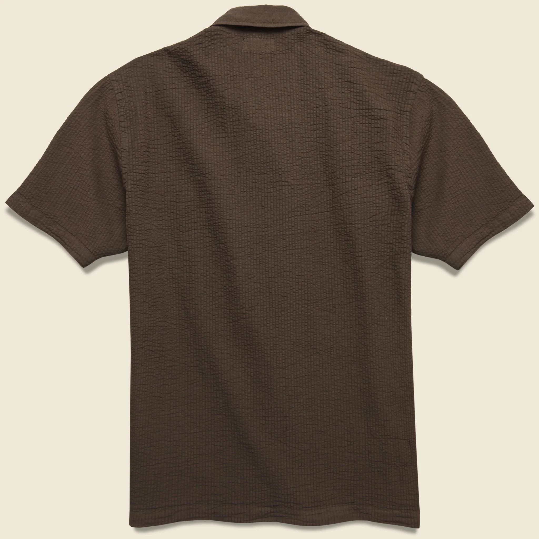 Bengal Seersucker Road Shirt - Brown - Image 2