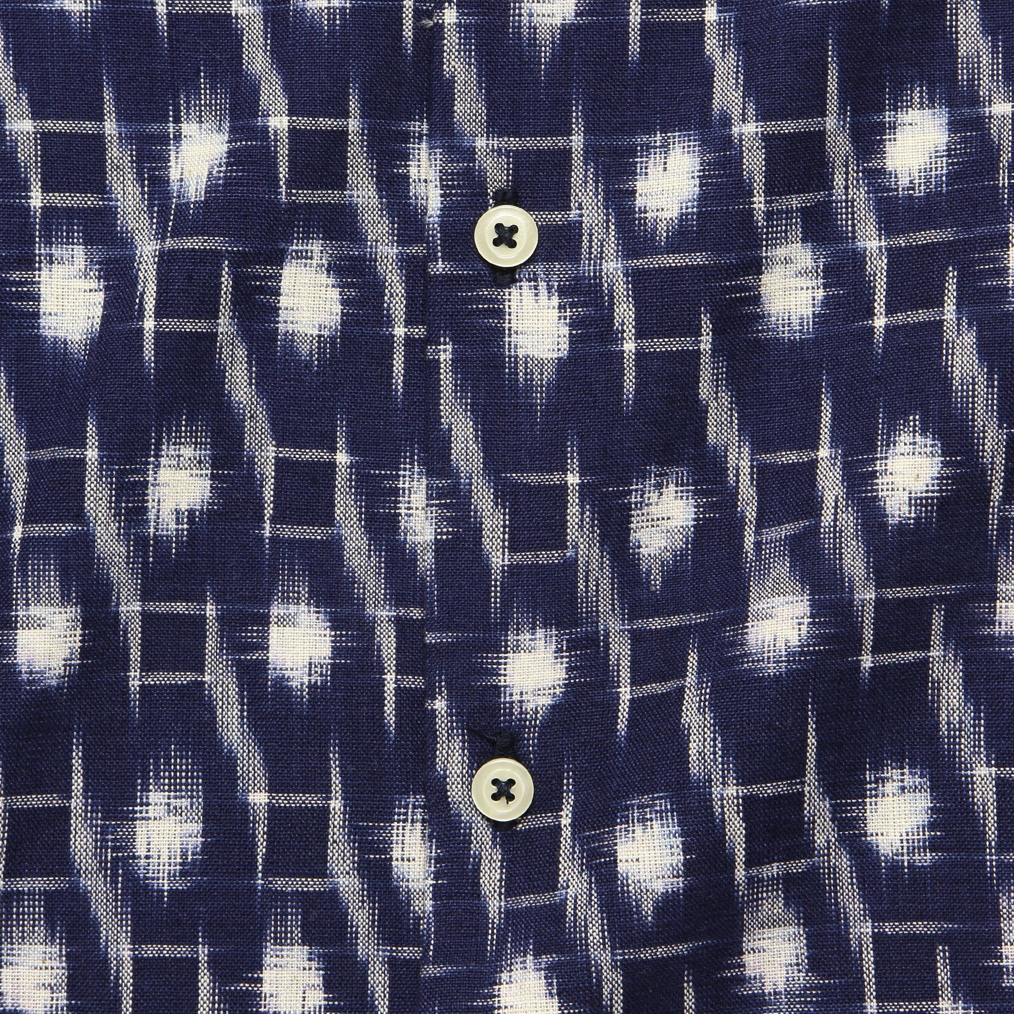 Ikat Road Shirt - Indigo - Image 3