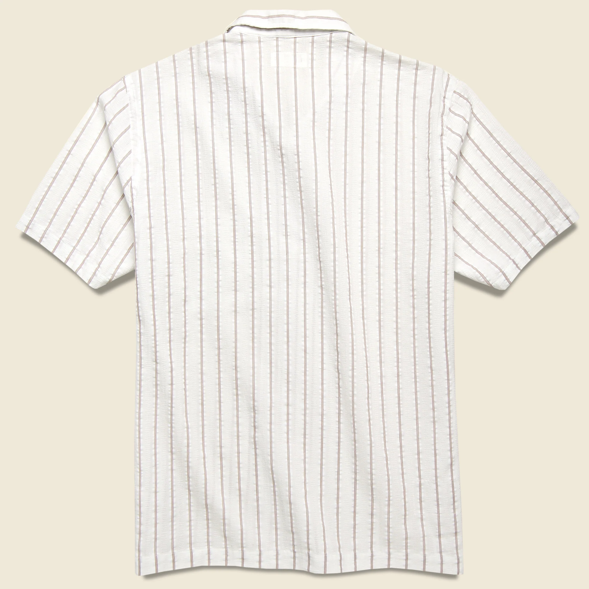 Road Shirt - White/Raisin Rancho Stripe - Image 2