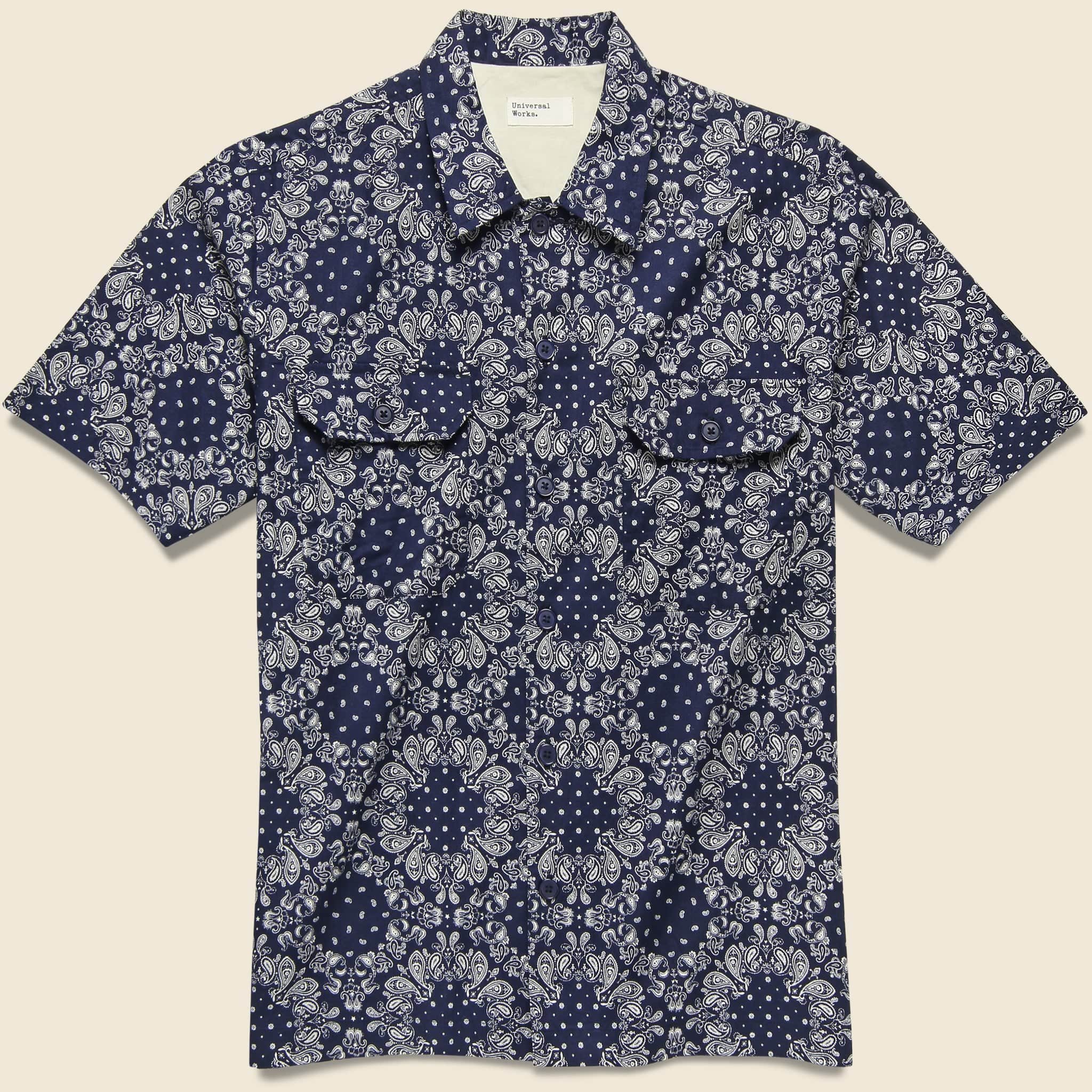 Utility Shirt - Navy Bandana