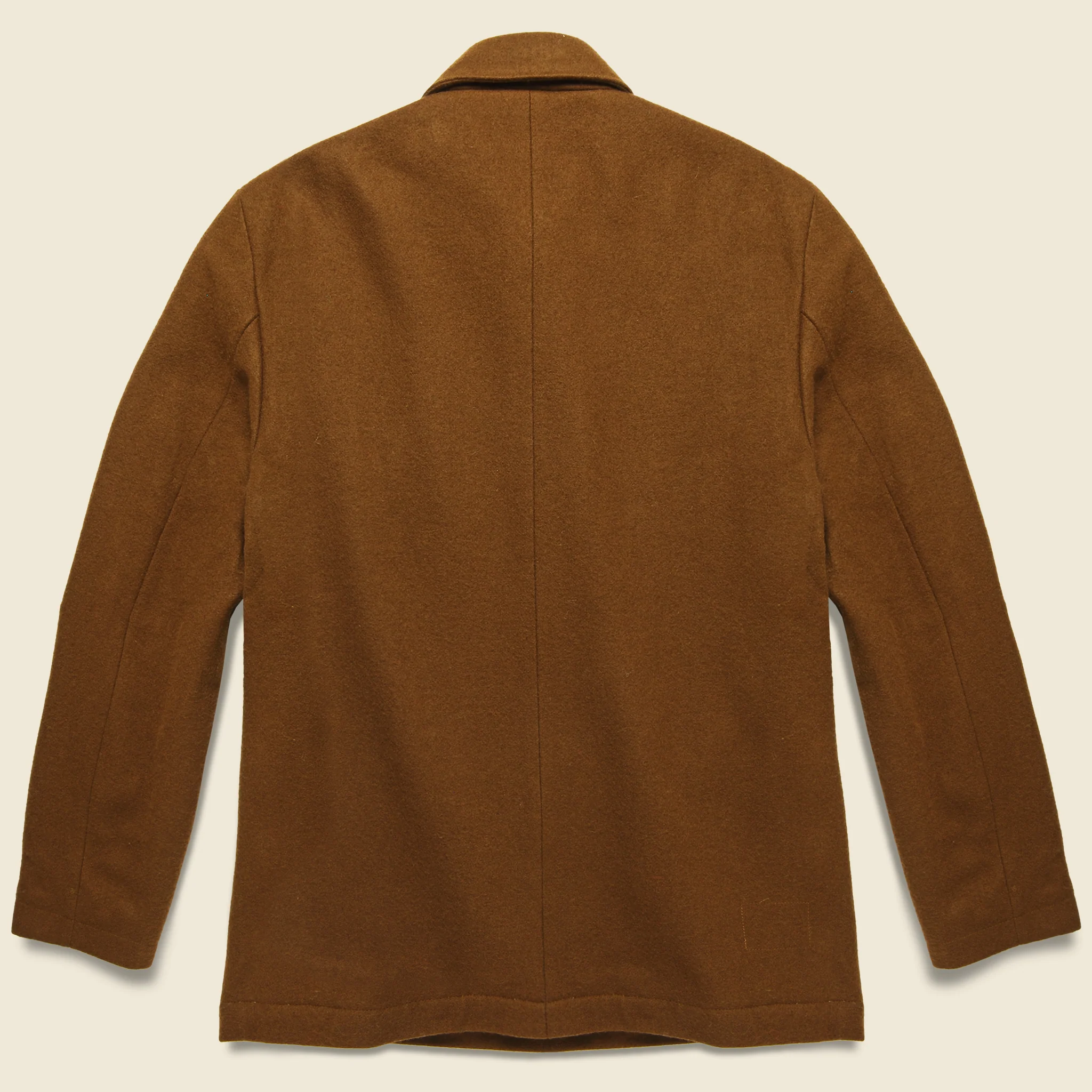Melton Simple Bakers Jacket - Cumin - Image 2