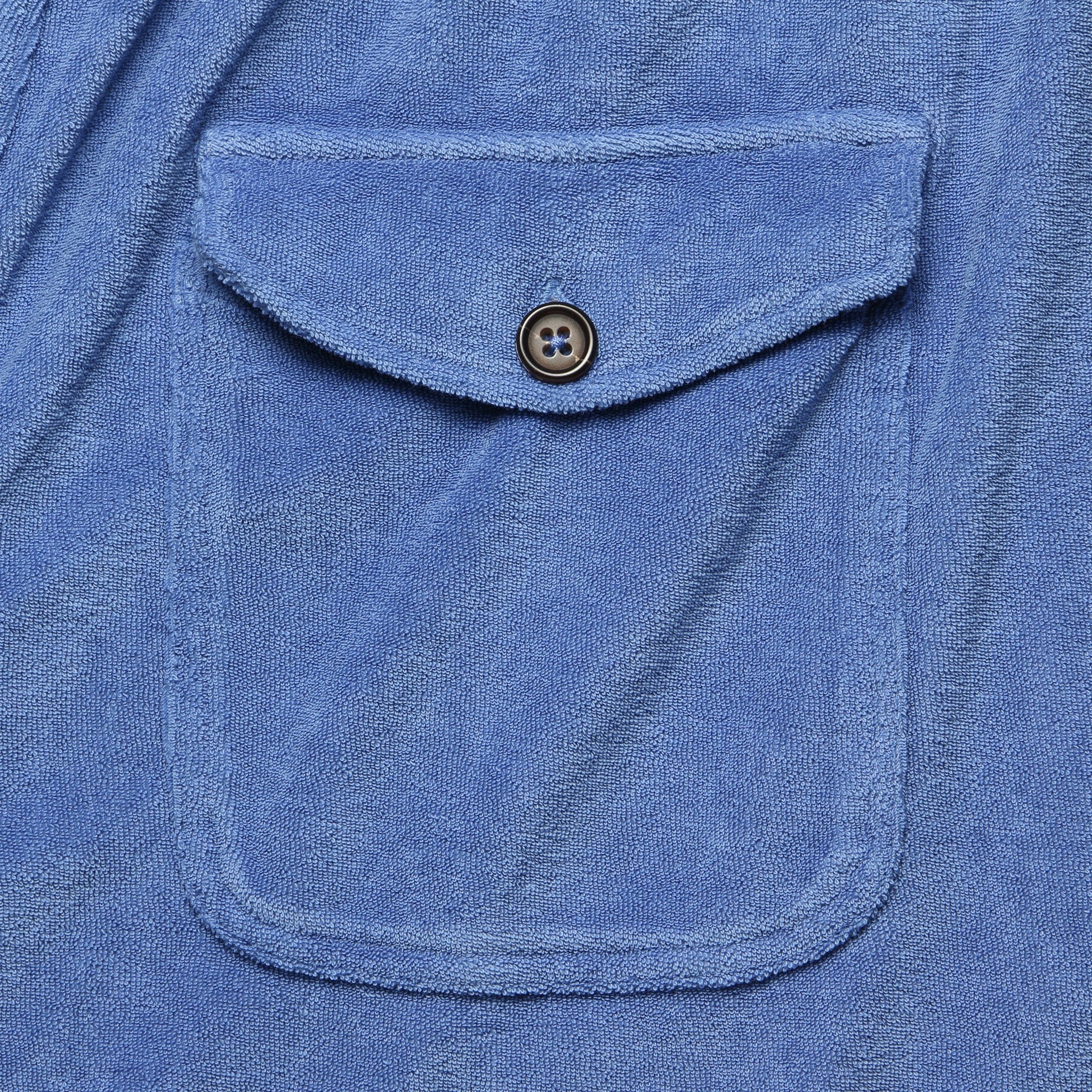 Terry Fleece Beach Short - Blue - Image 3