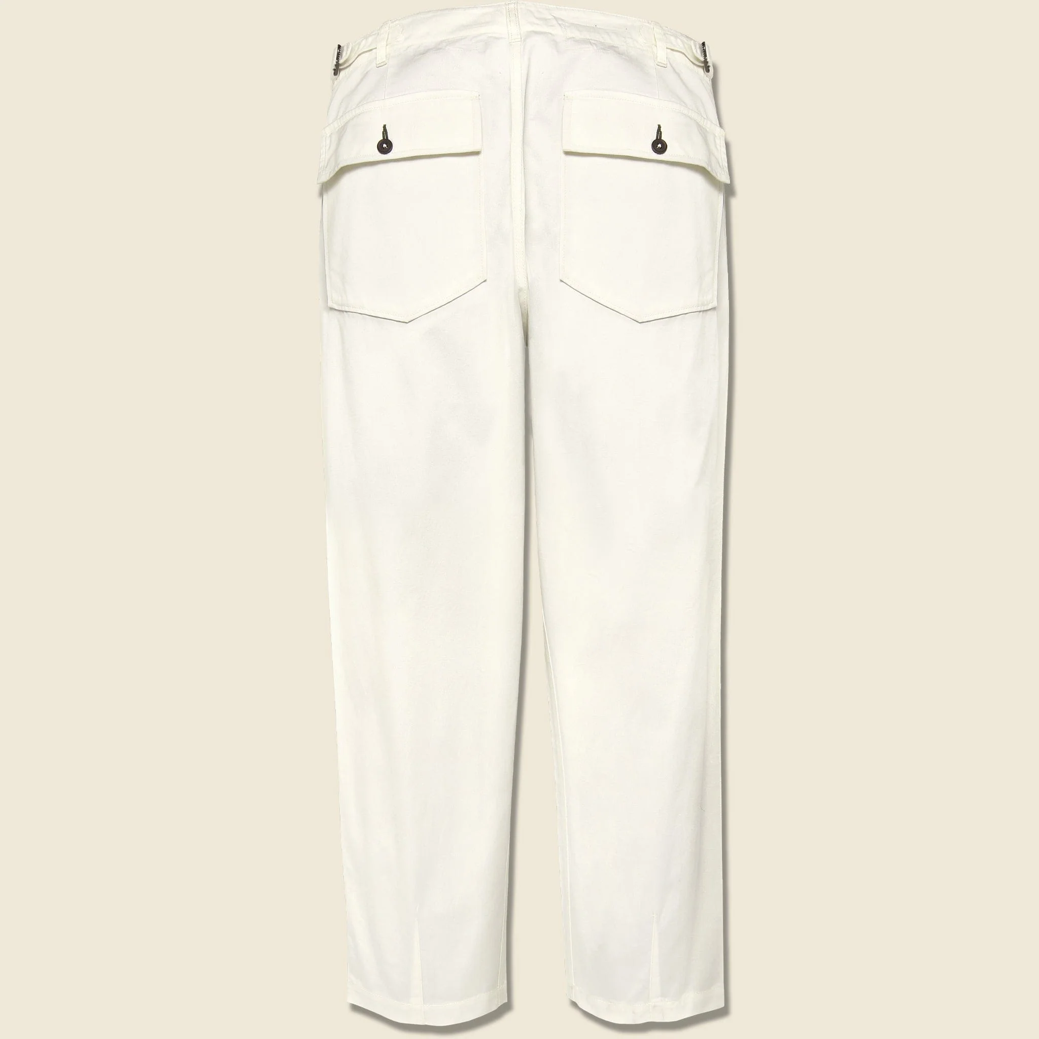 Twill Fatigue Pant - Ecru - Image 2