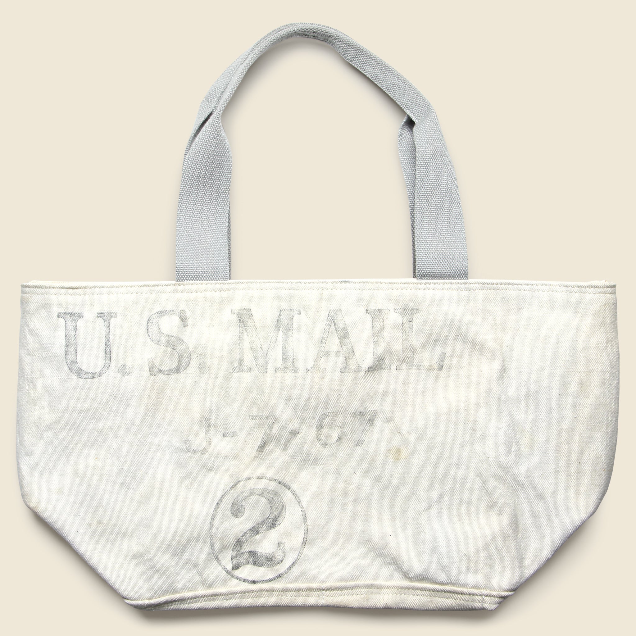 Upcycled Tote Bag - White - Image 2