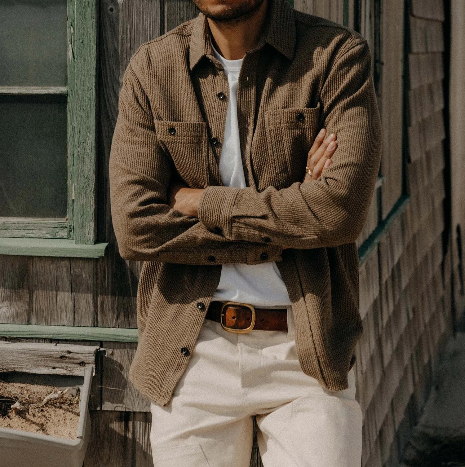 Utility Shirt - Cypress Sashiko - Image 2