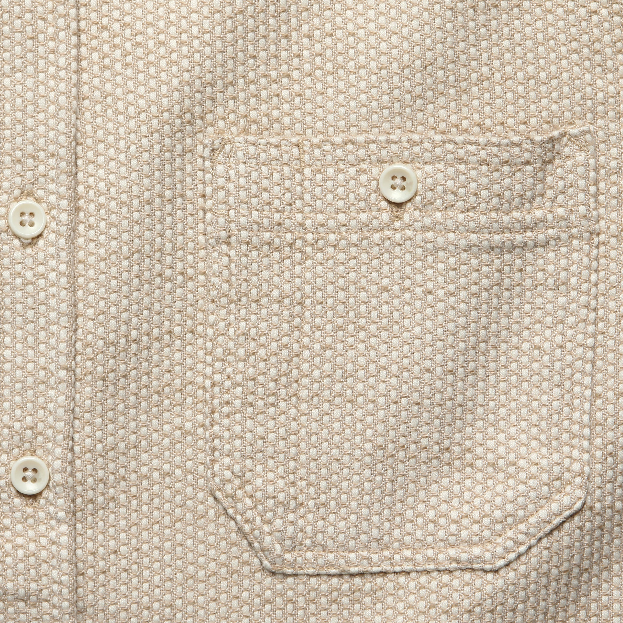 Utility Shirt - Natural Sashiko - Image 5