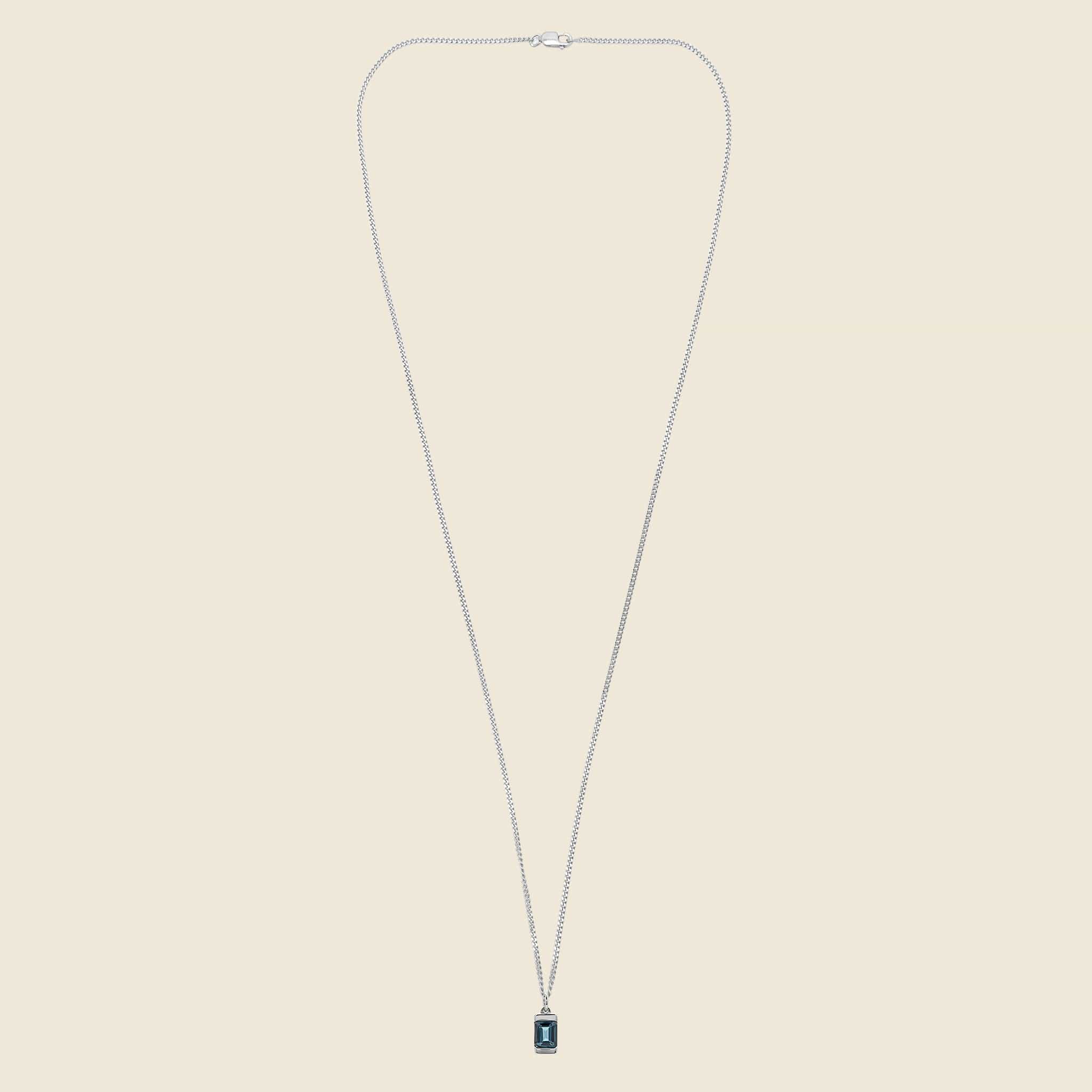 Valor Pendant - Sterling Silver/Blue Topaz - Image 2