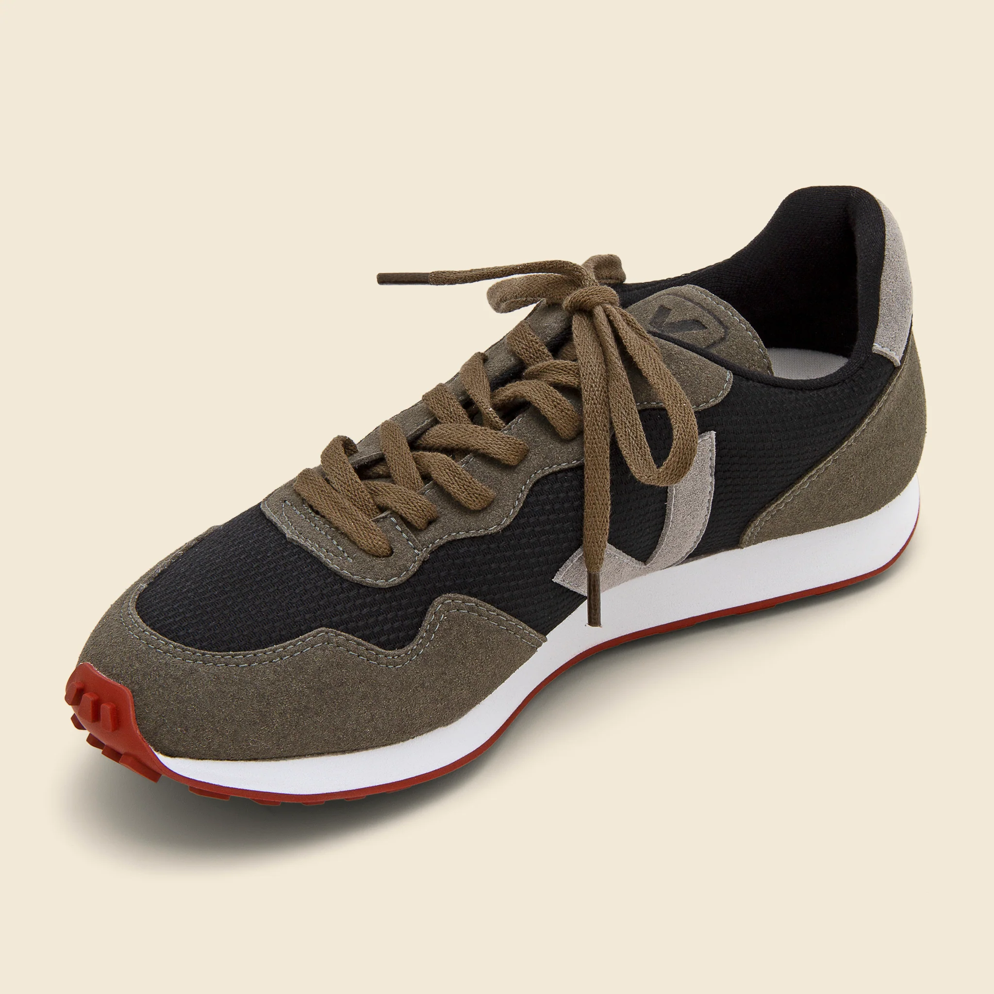 Rec B-Mesh Sneaker - Black/Oxford Grey/Olive - Image 2