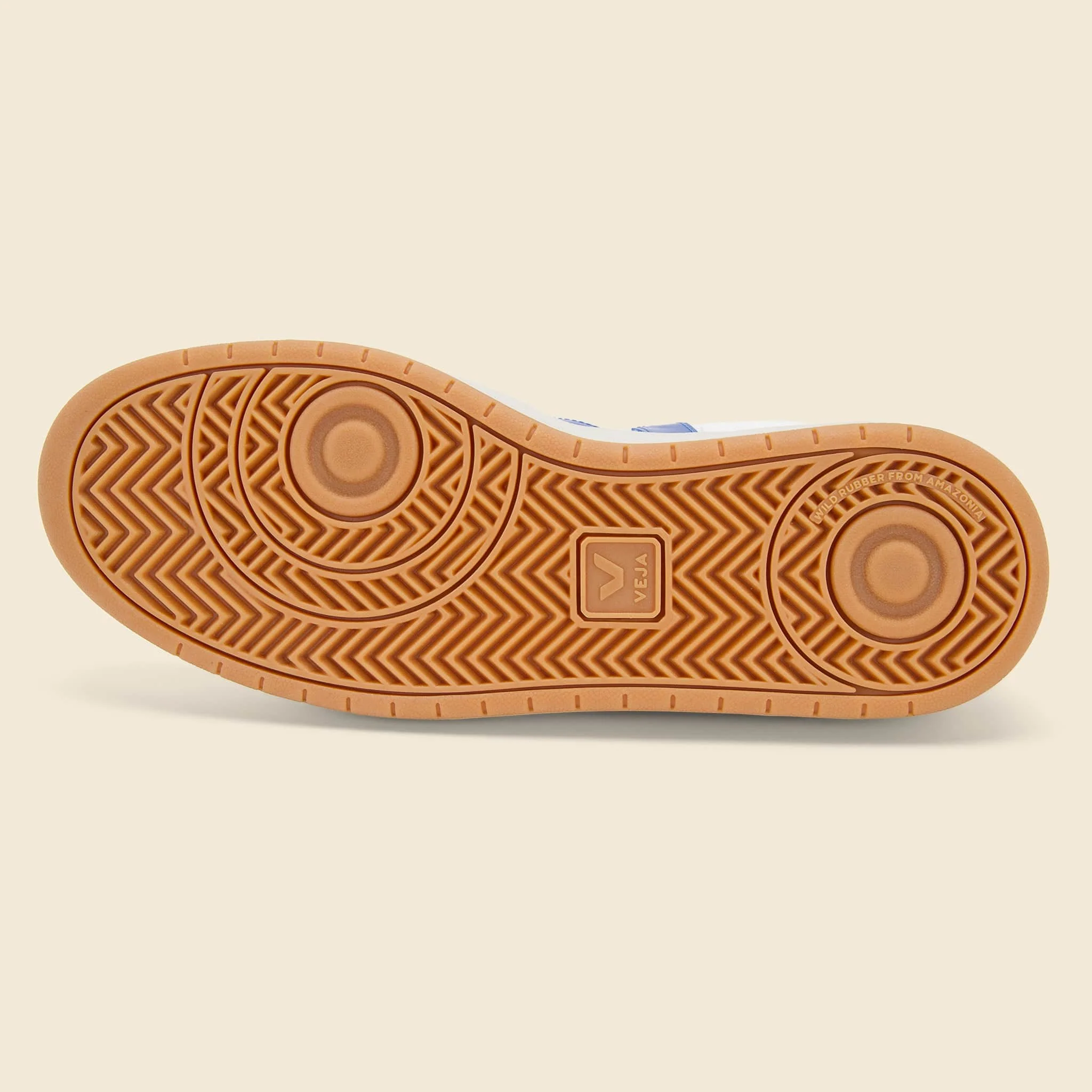 V-12 Mesh Sneaker - White/Indigo/Orange Fluo - Image 4