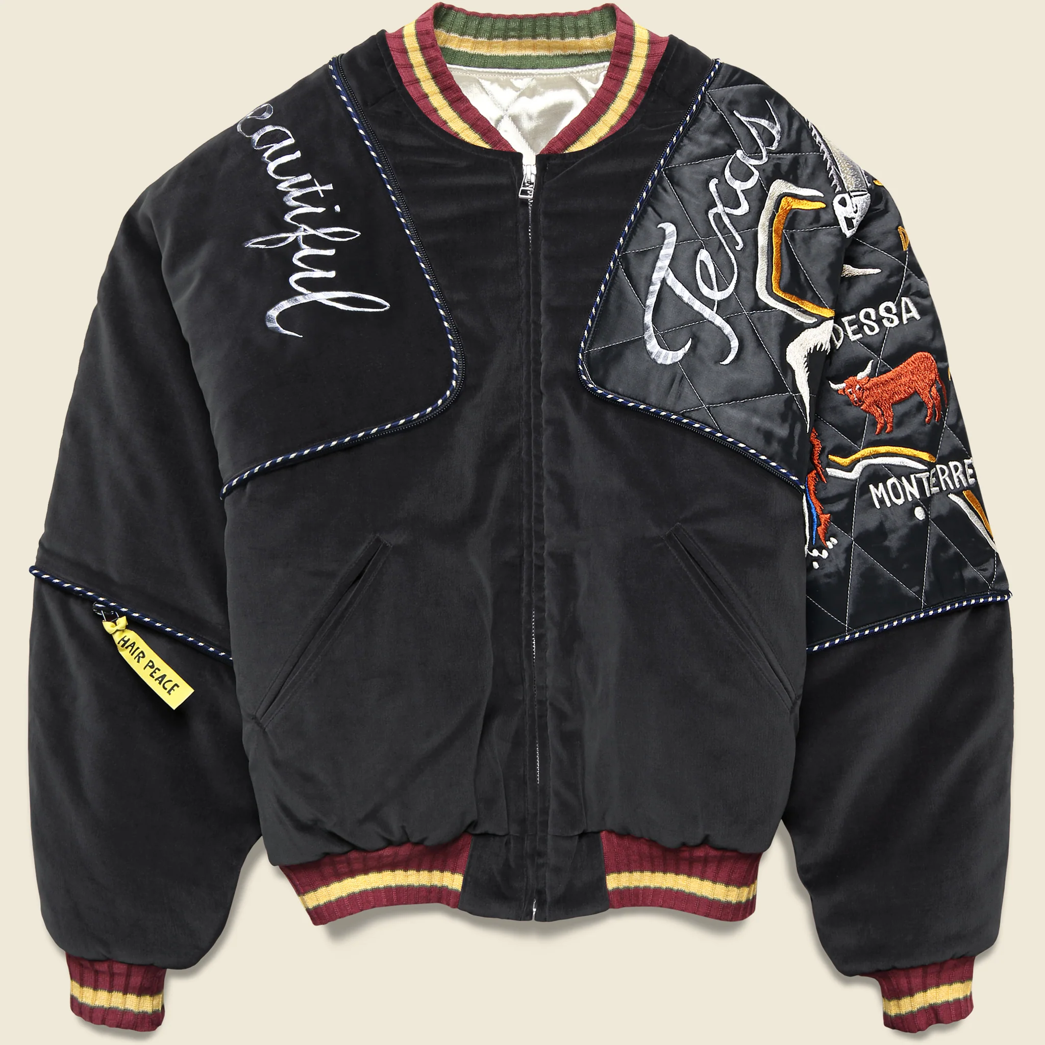 Velveteen Bomber Jacket - Beautiful Texas