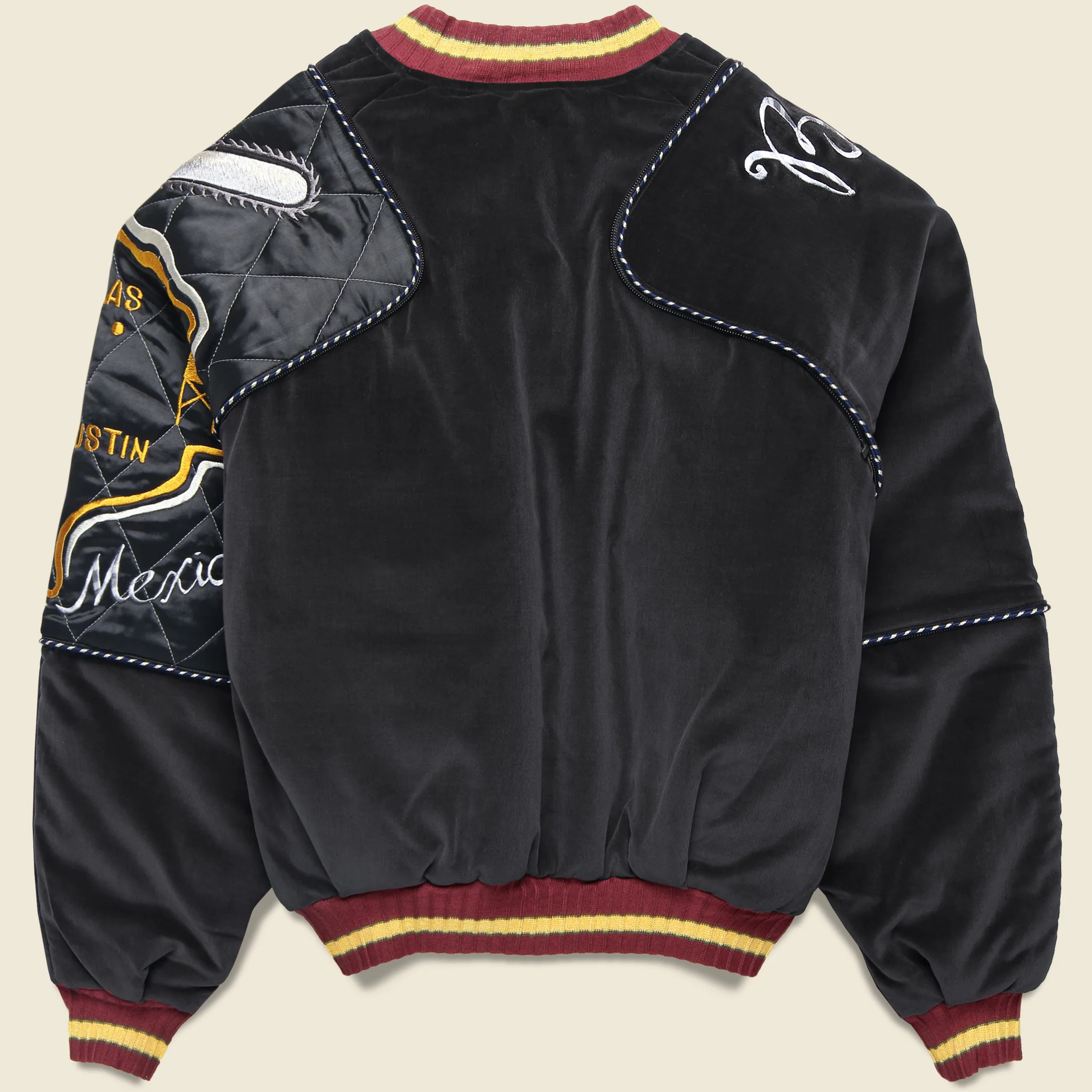 Velveteen Bomber Jacket - Beautiful Texas - Image 2