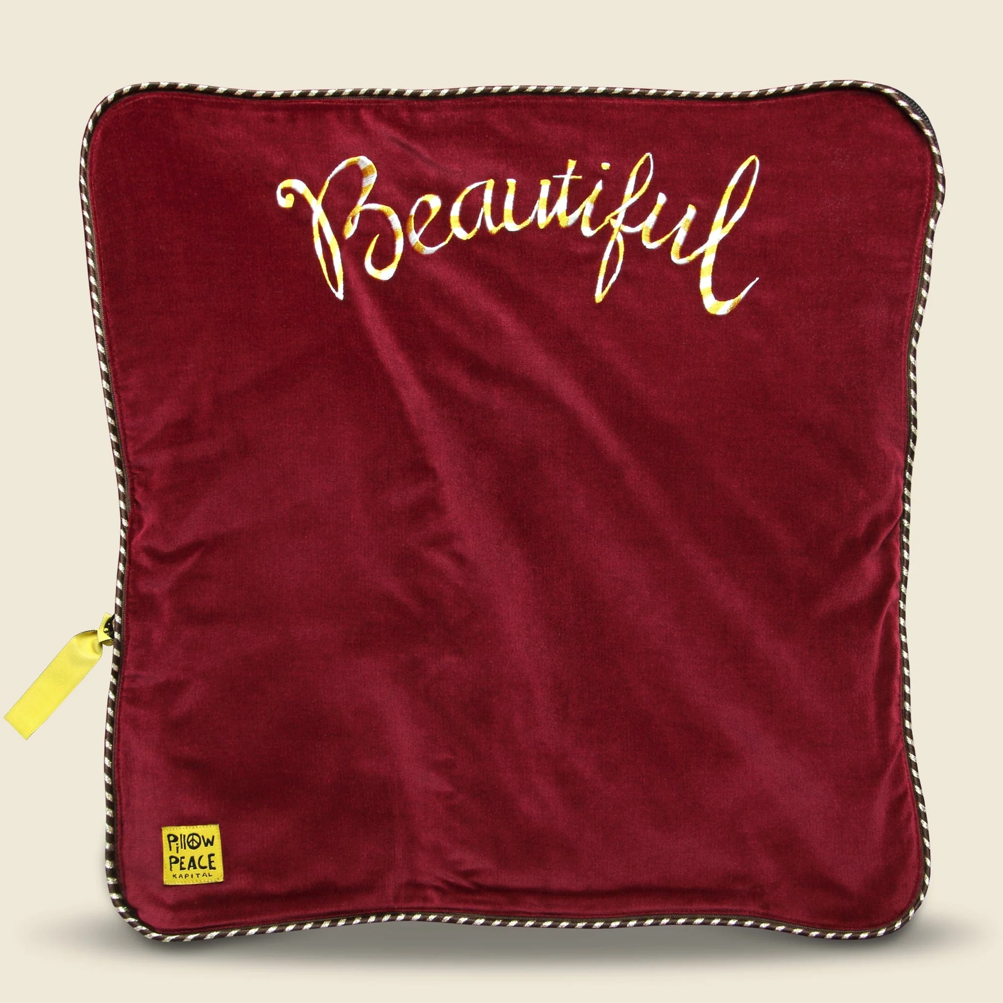 Velveteen SHAM BOMBER JKT (Beautiful TIBET) - Burgundy - Image 6