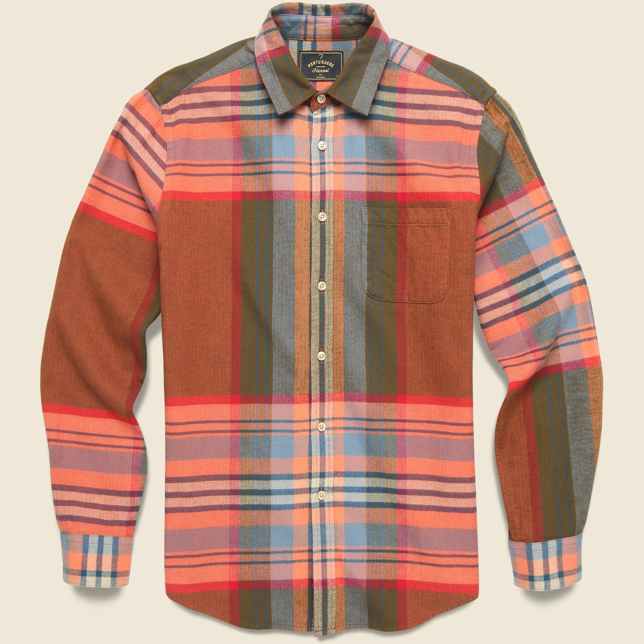 Verso Shirt - Pink/Brick/Multi