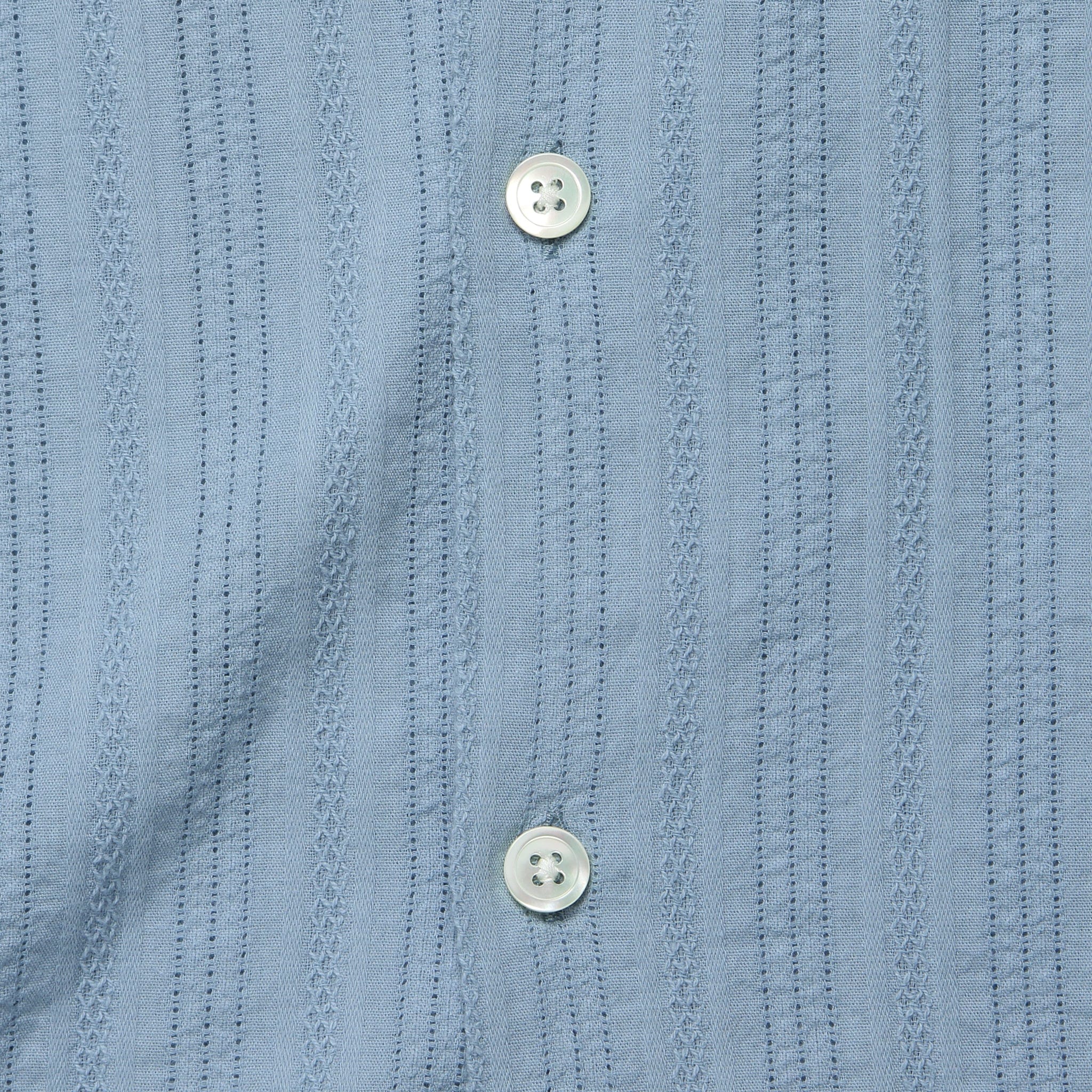 Vilar Shirt - Blue Dobby - Image 3