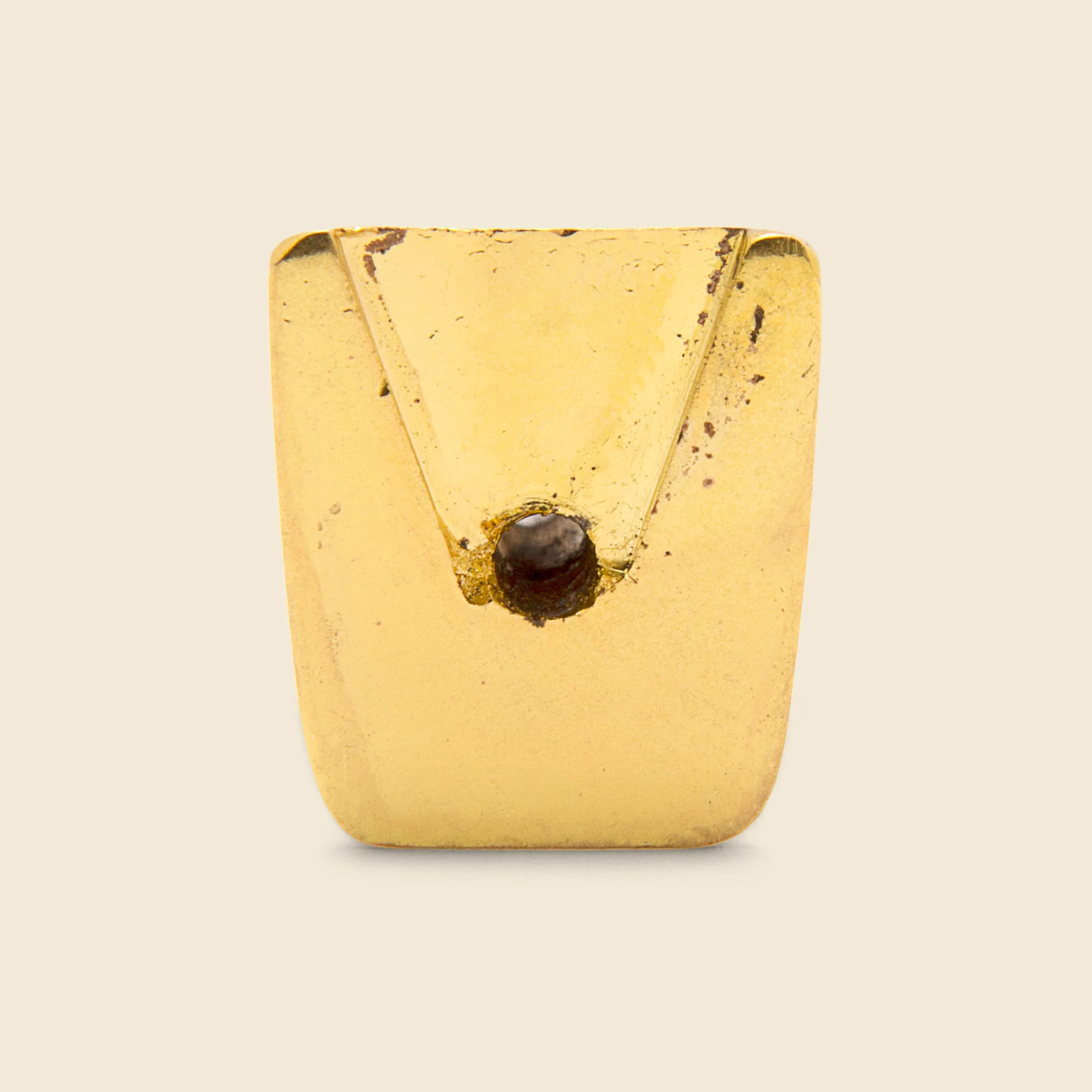 1970s Cocaine Straw - Brass - Image 2