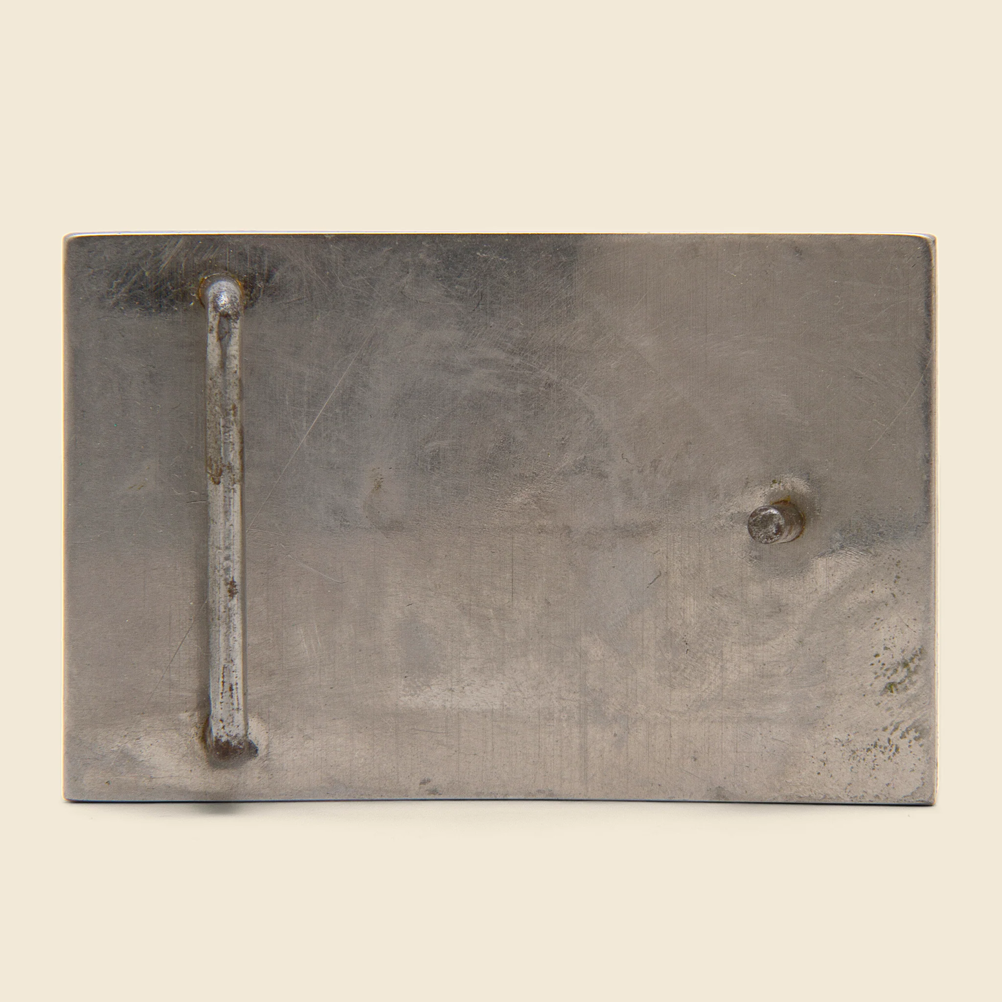 Carved Bull Belt Buckle - Sterling Silver - Image 2