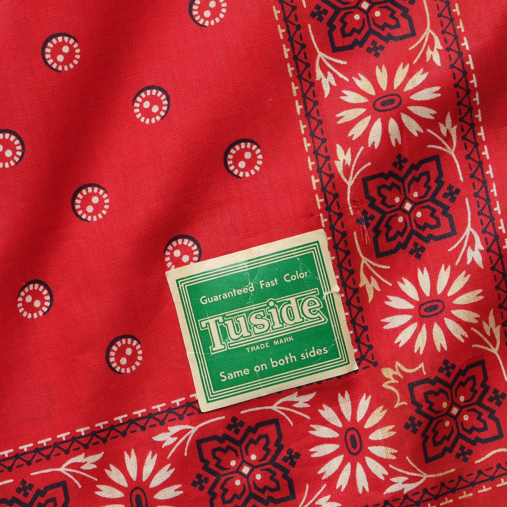 Vintage Deadstock Tuside Bandana - Image 2
