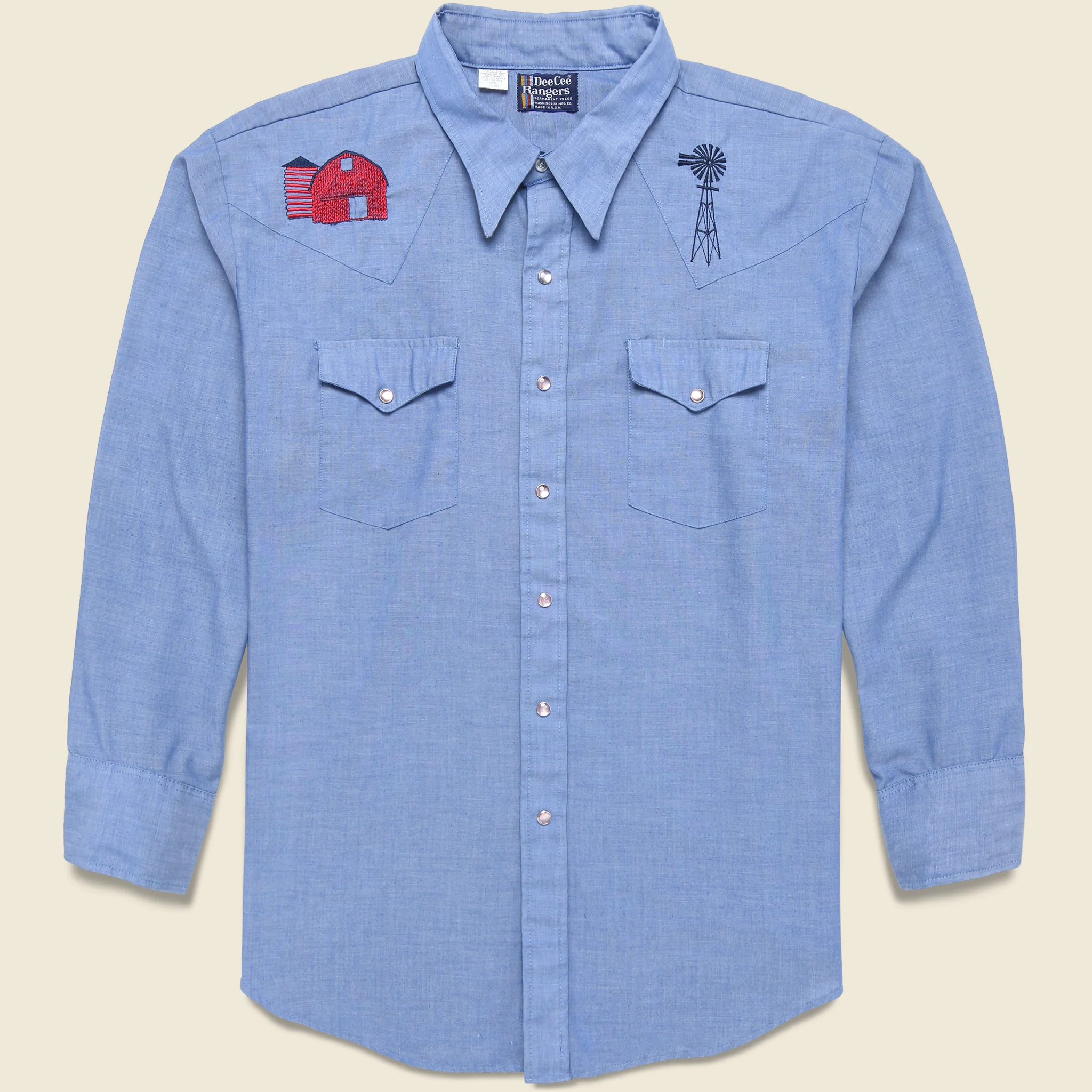 Vintage Embroidered Western Shirt