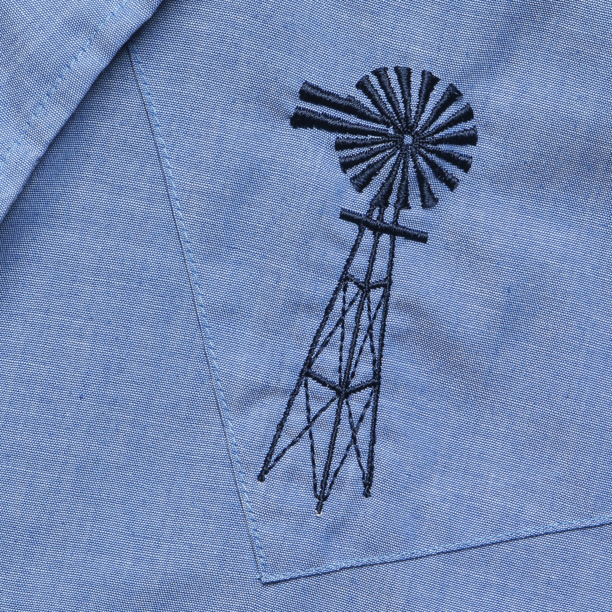 Vintage Embroidered Western Shirt - Image 5