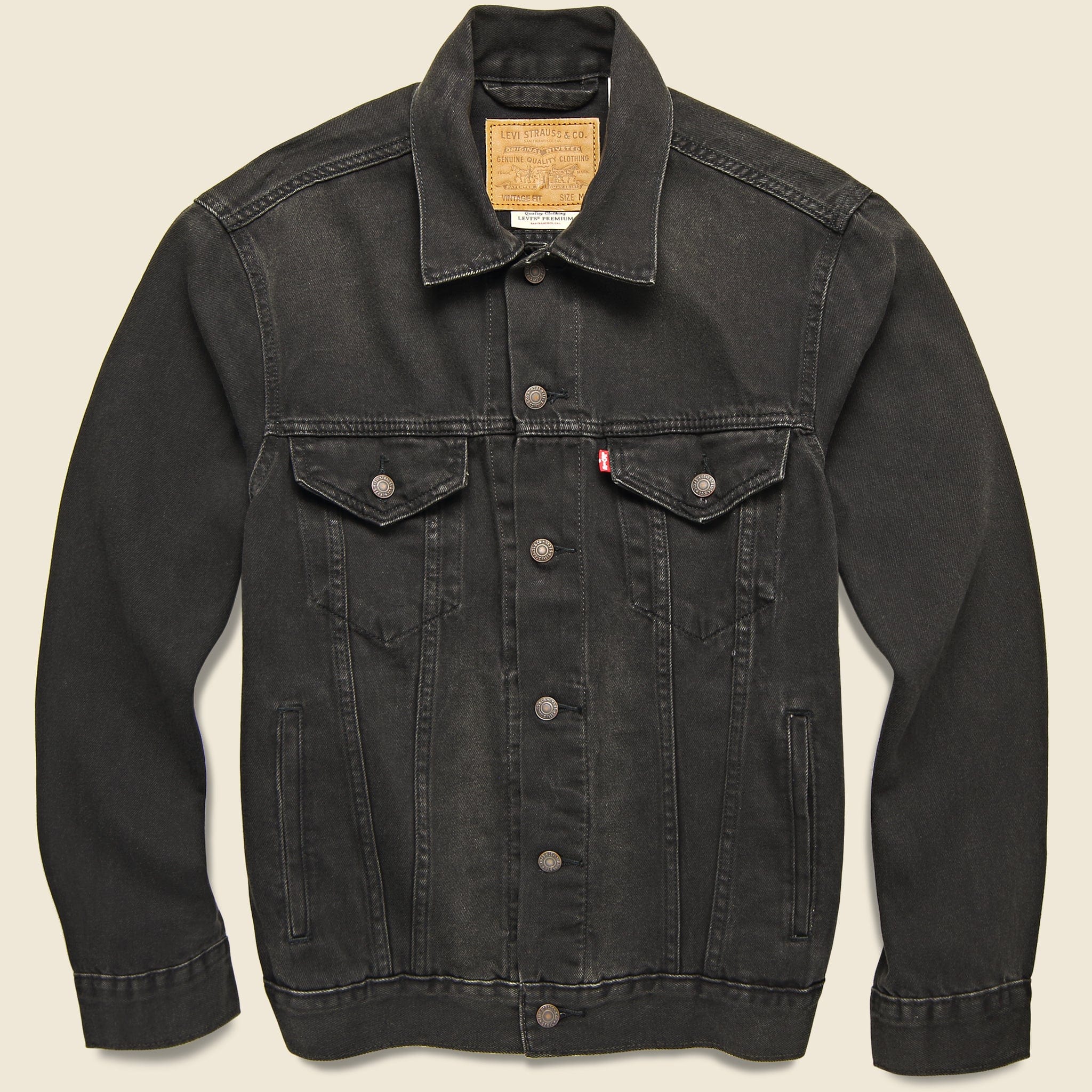 Vintage Fit Trucker Jacket - Smoking Apple - Image 2