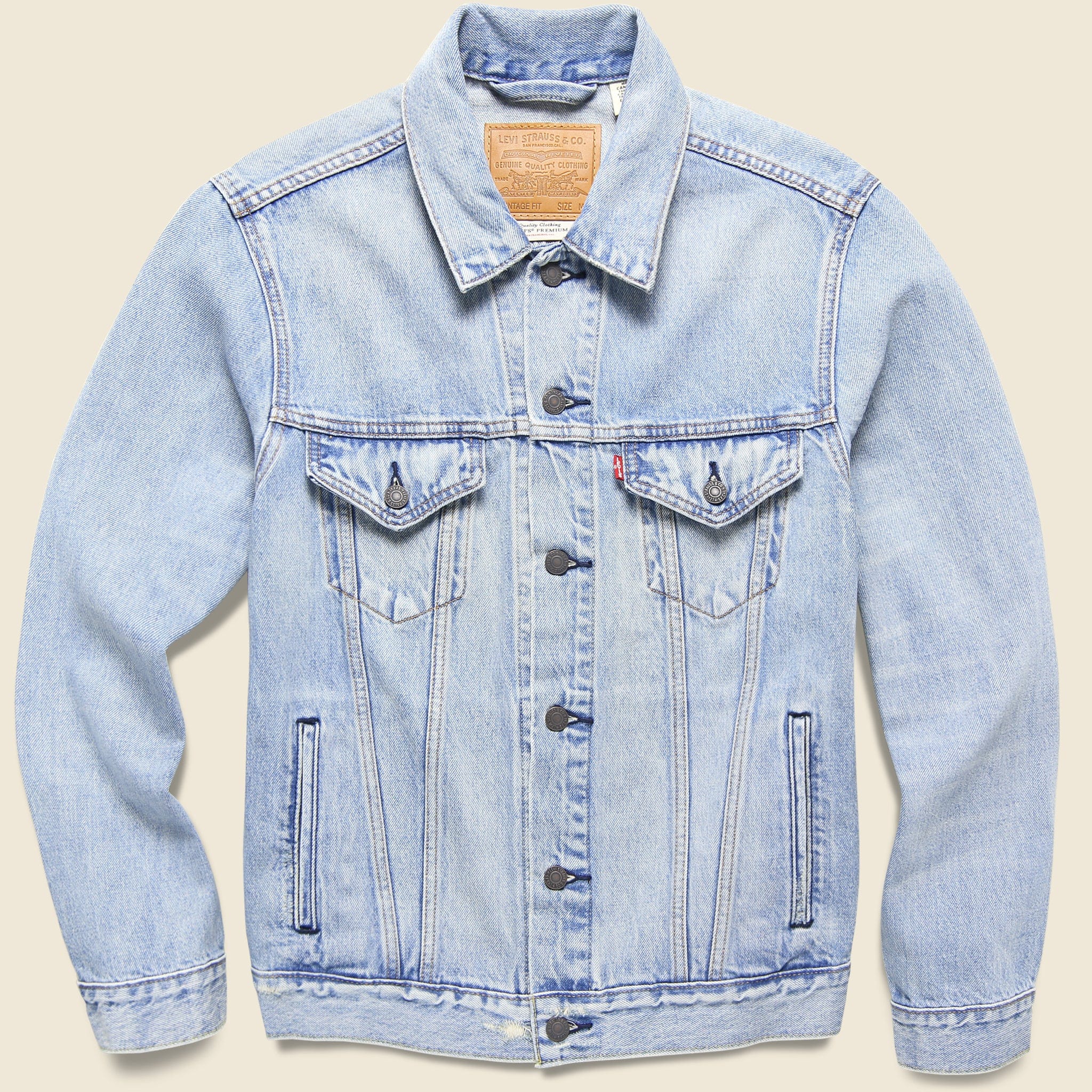 Vintage Fit Trucker Jacket - V. Super Lite