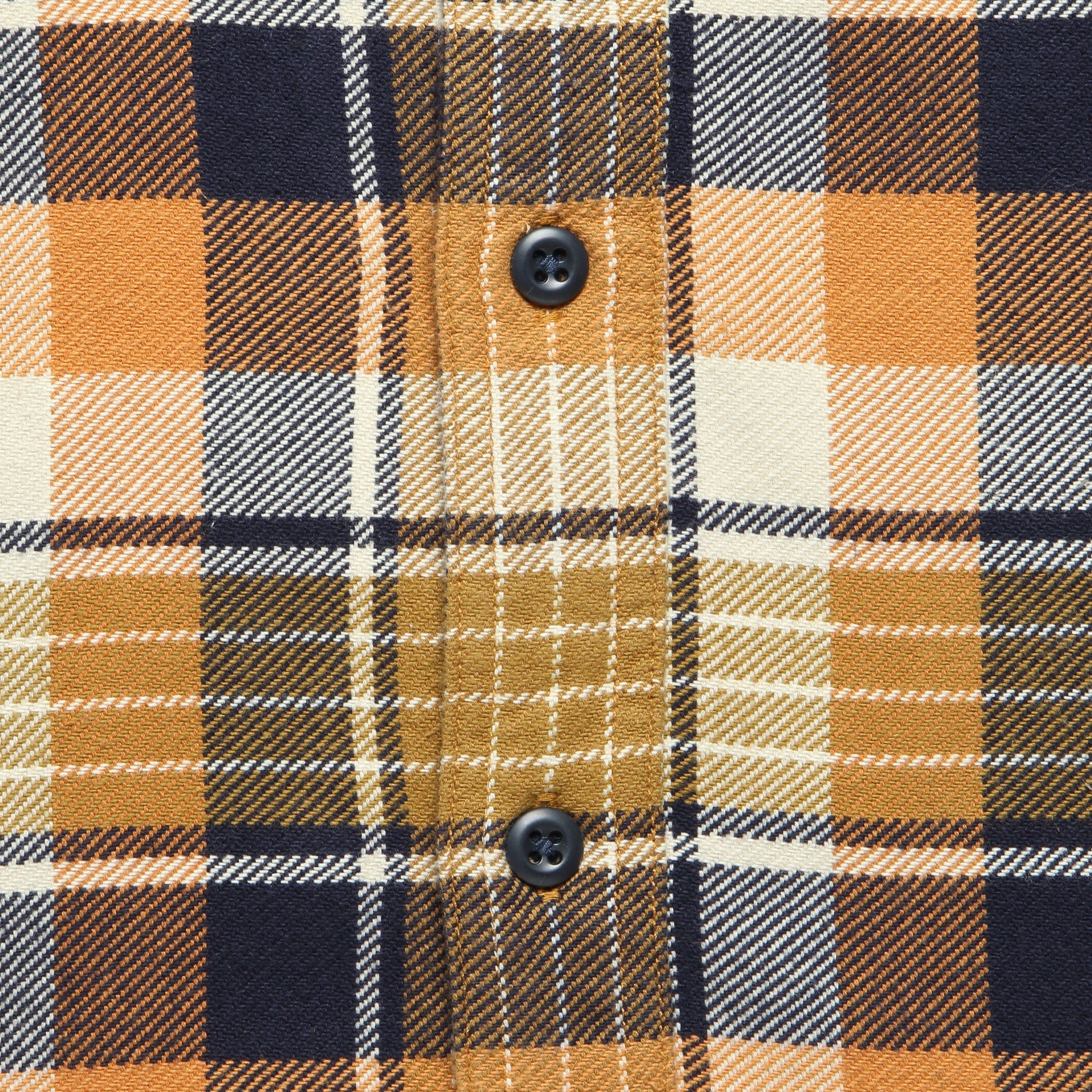 Vintage Flannel Workshirt - Navy Cumin Red - Image 3