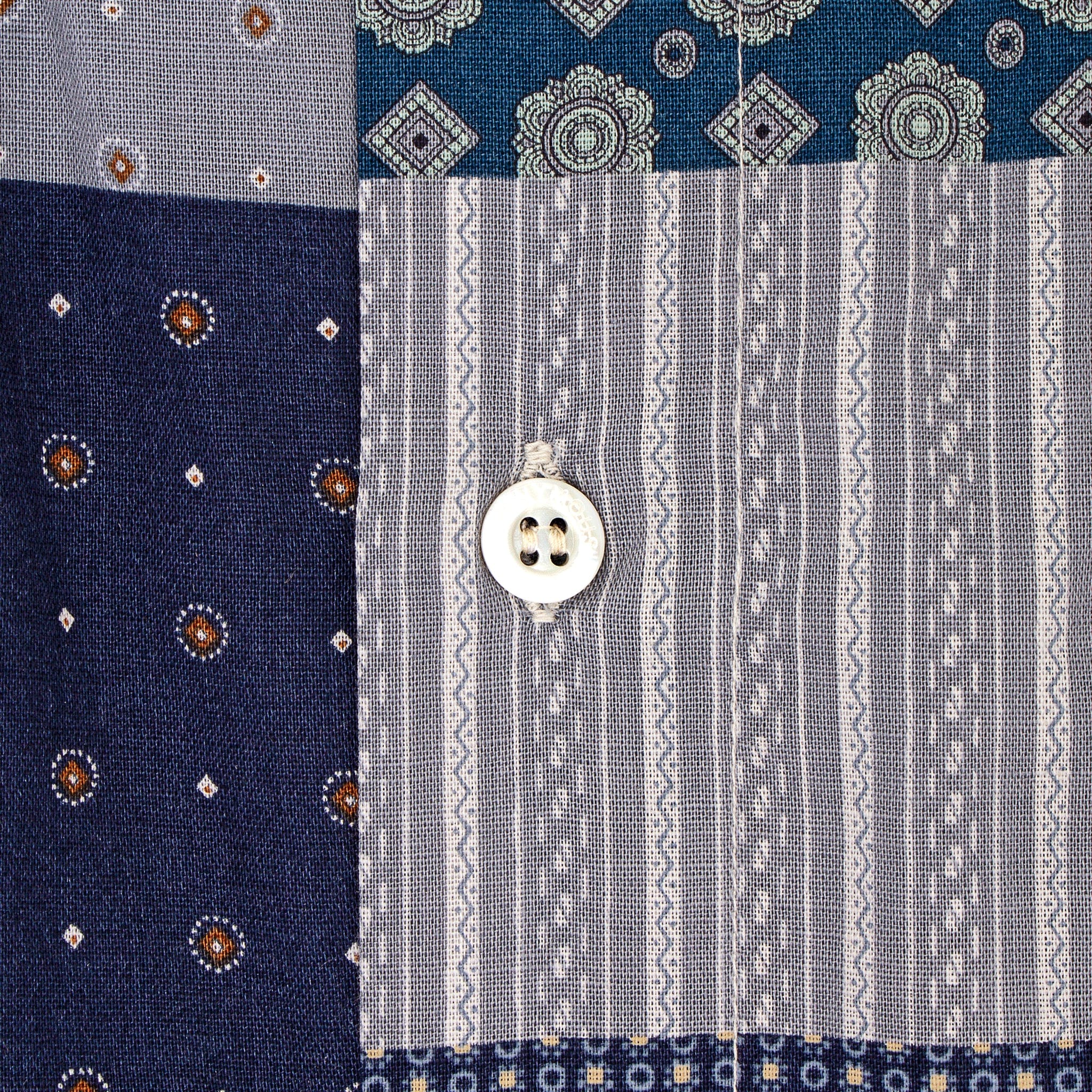 Vintage Patchwork Boxer - Blue - Image 2