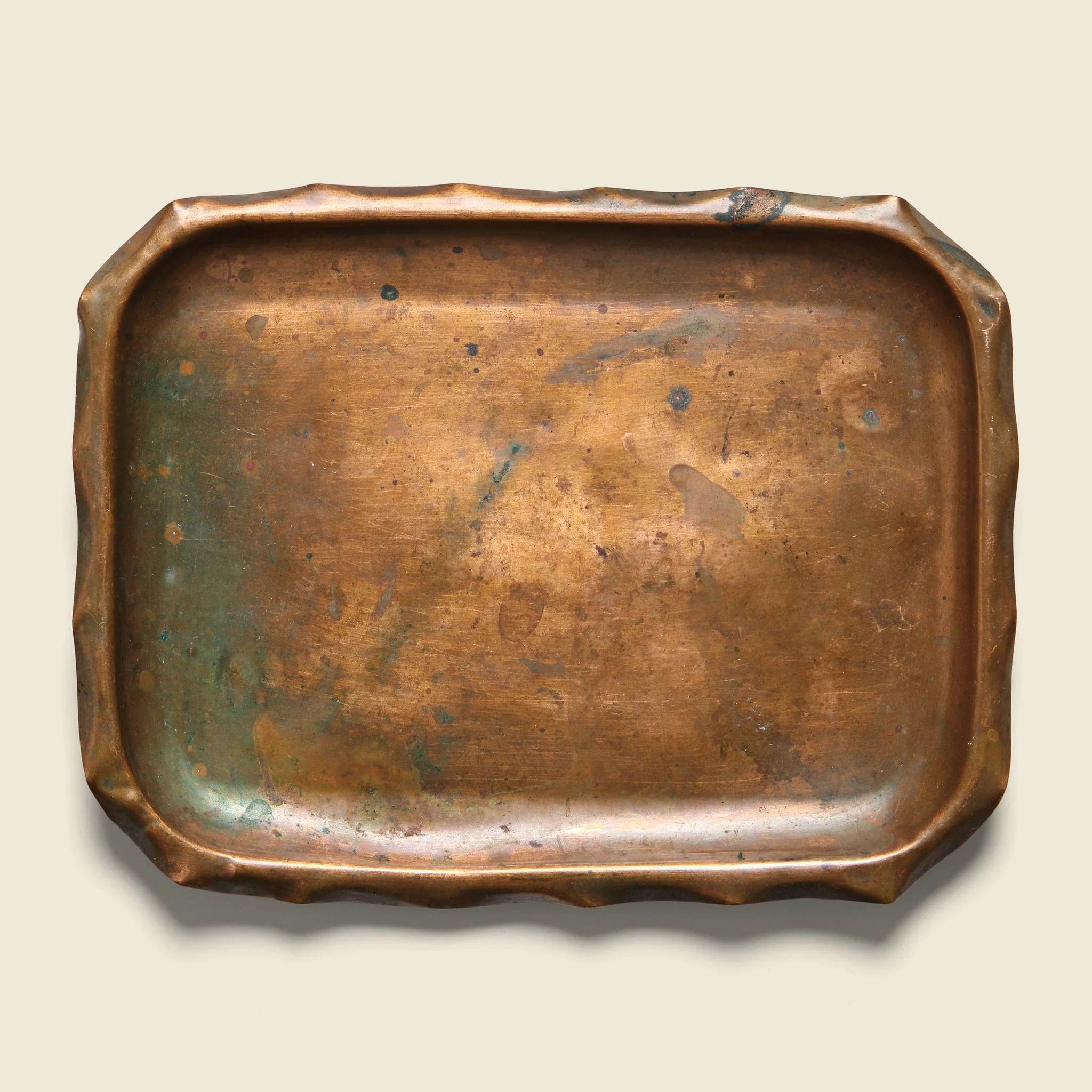 Small Patinated Copper Tray