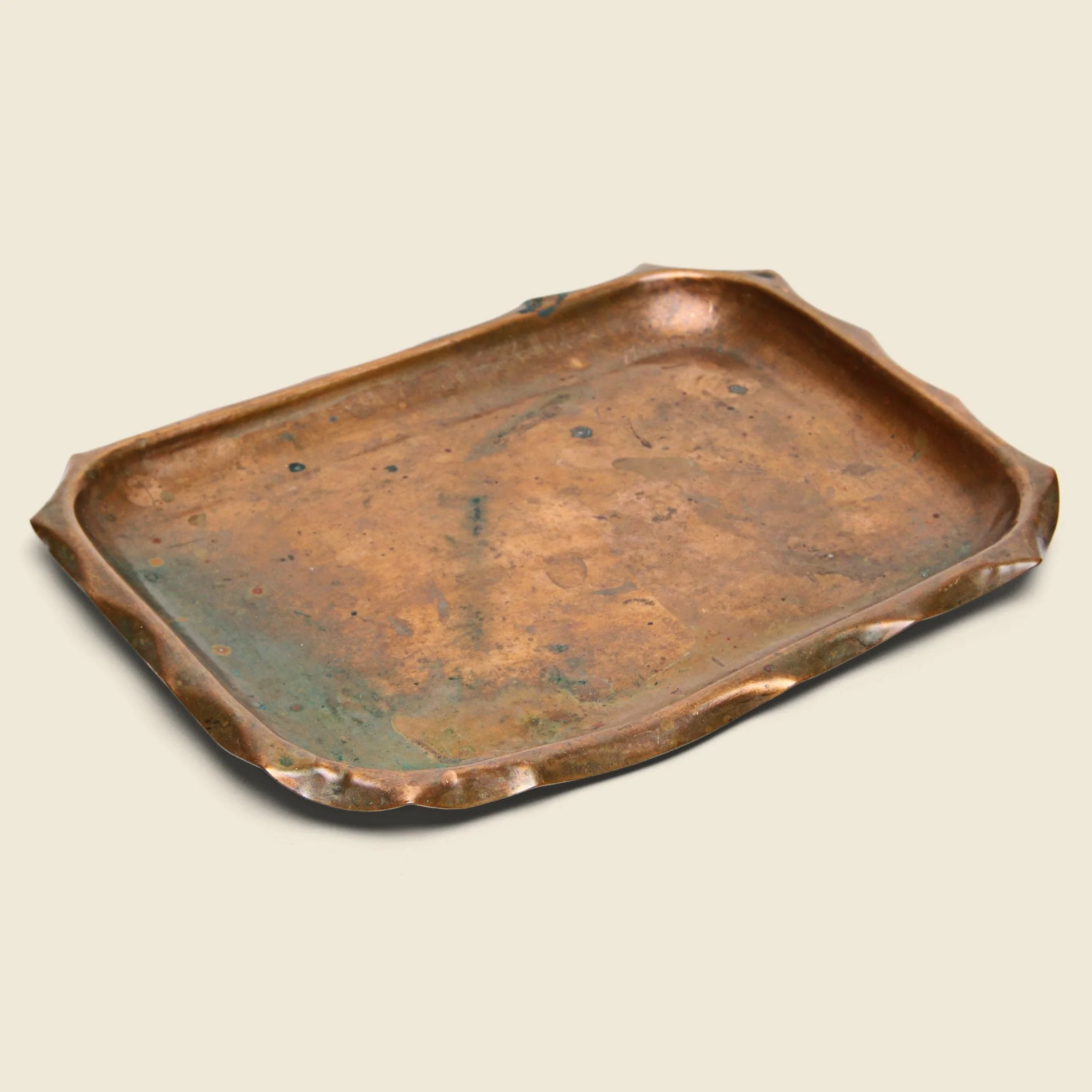 Small Patinated Copper Tray - Image 2