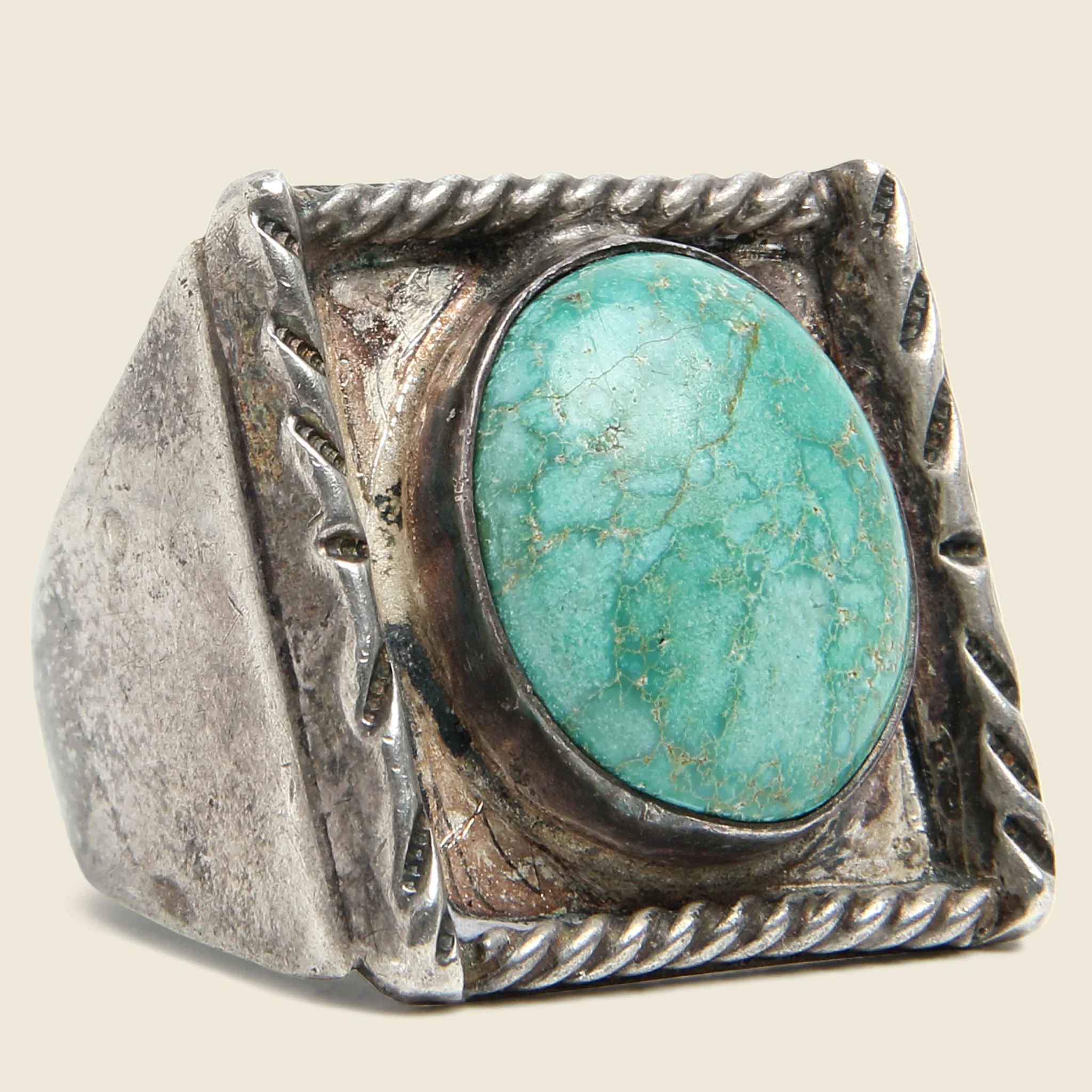 Vintage Sterling Turquoise Ring