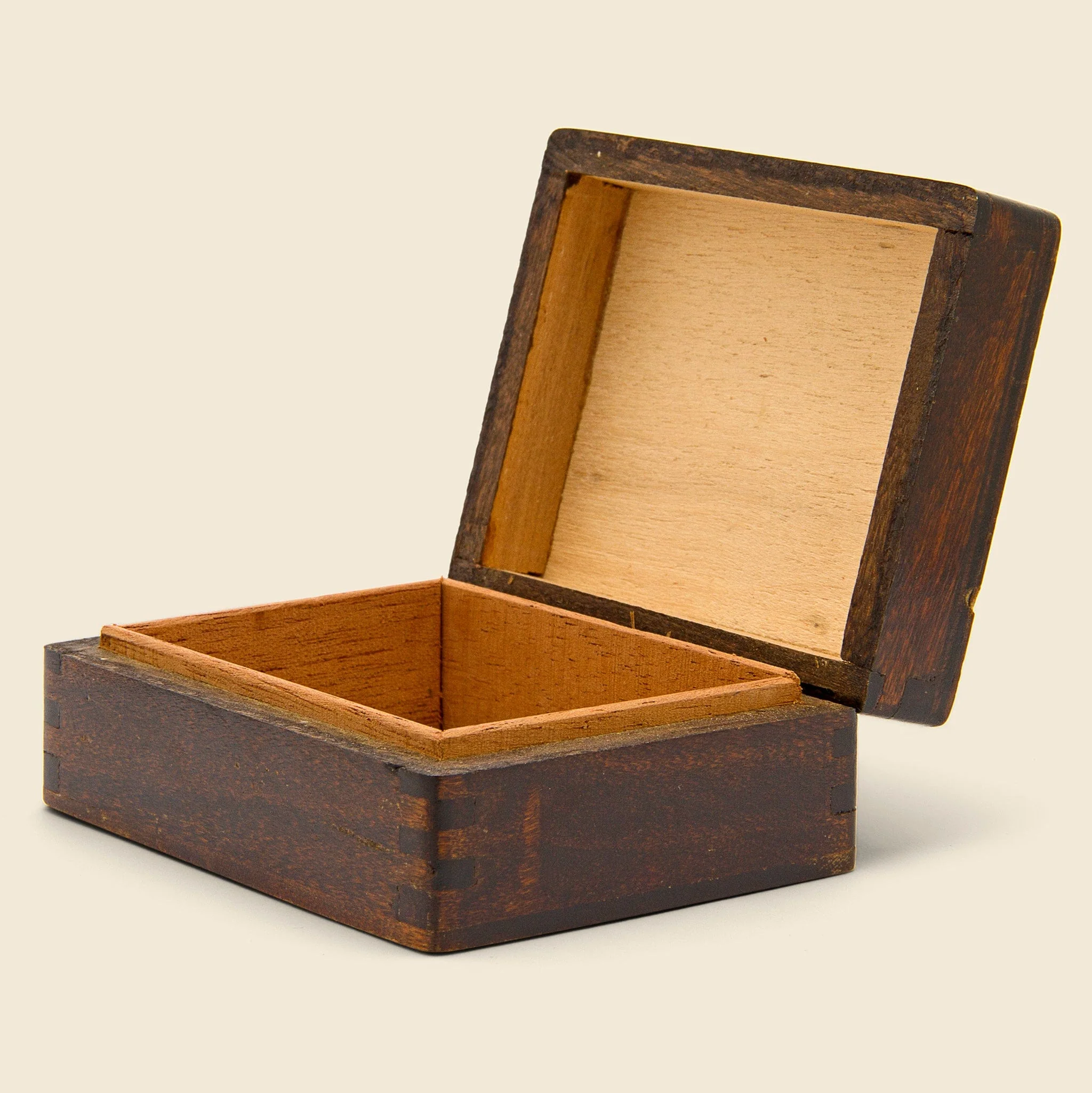 Western Inlaid Wood Marquetry Box - Image 2