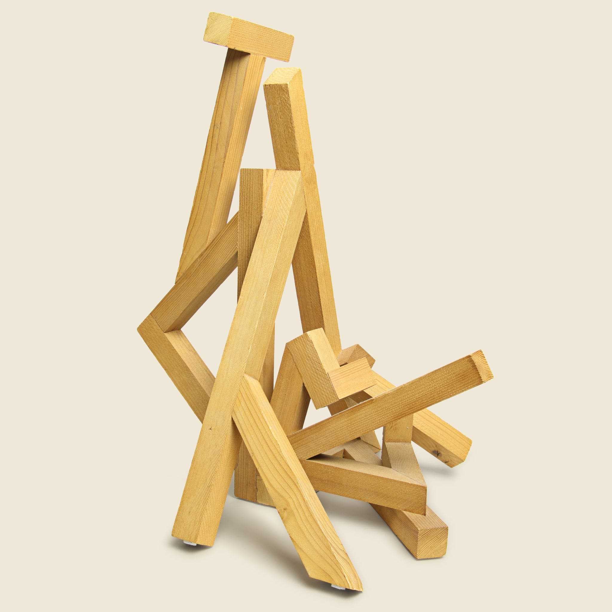 Wooden Geometric Sculpture