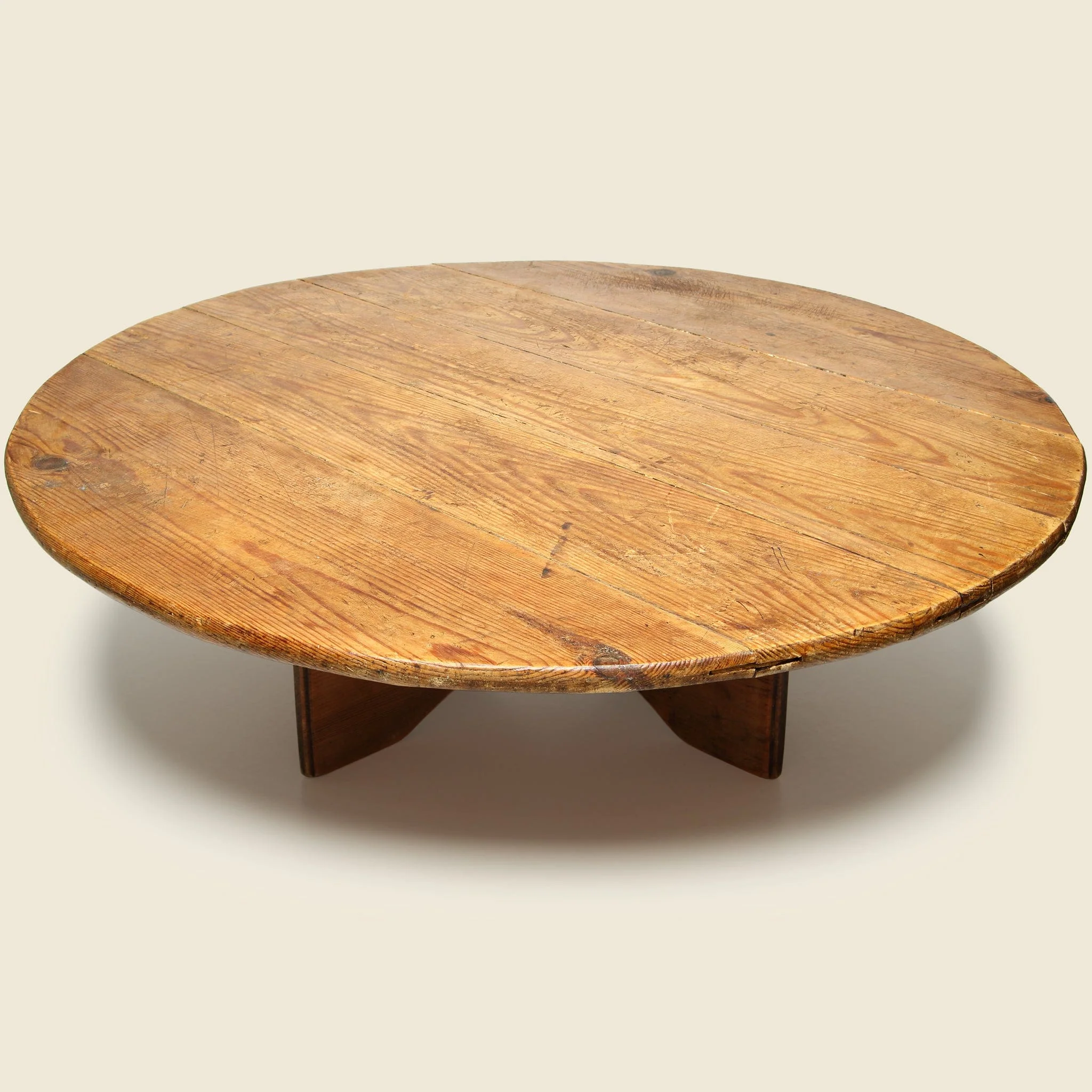 Vintage Wooden Wine Tasting Table