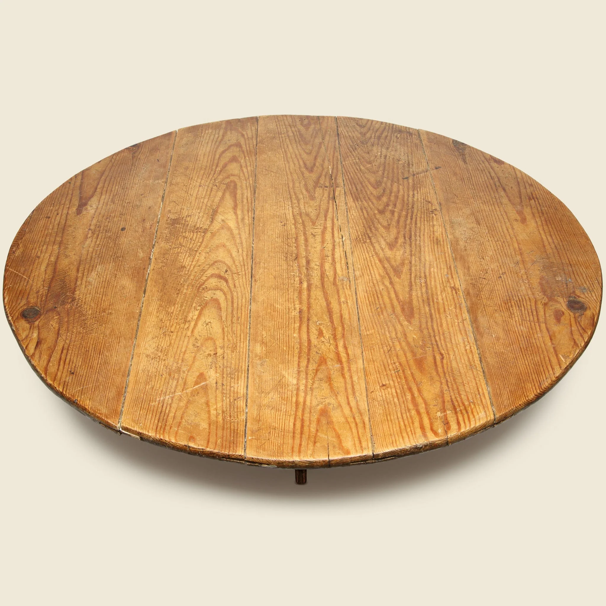 Vintage Wooden Wine Tasting Table - Image 2