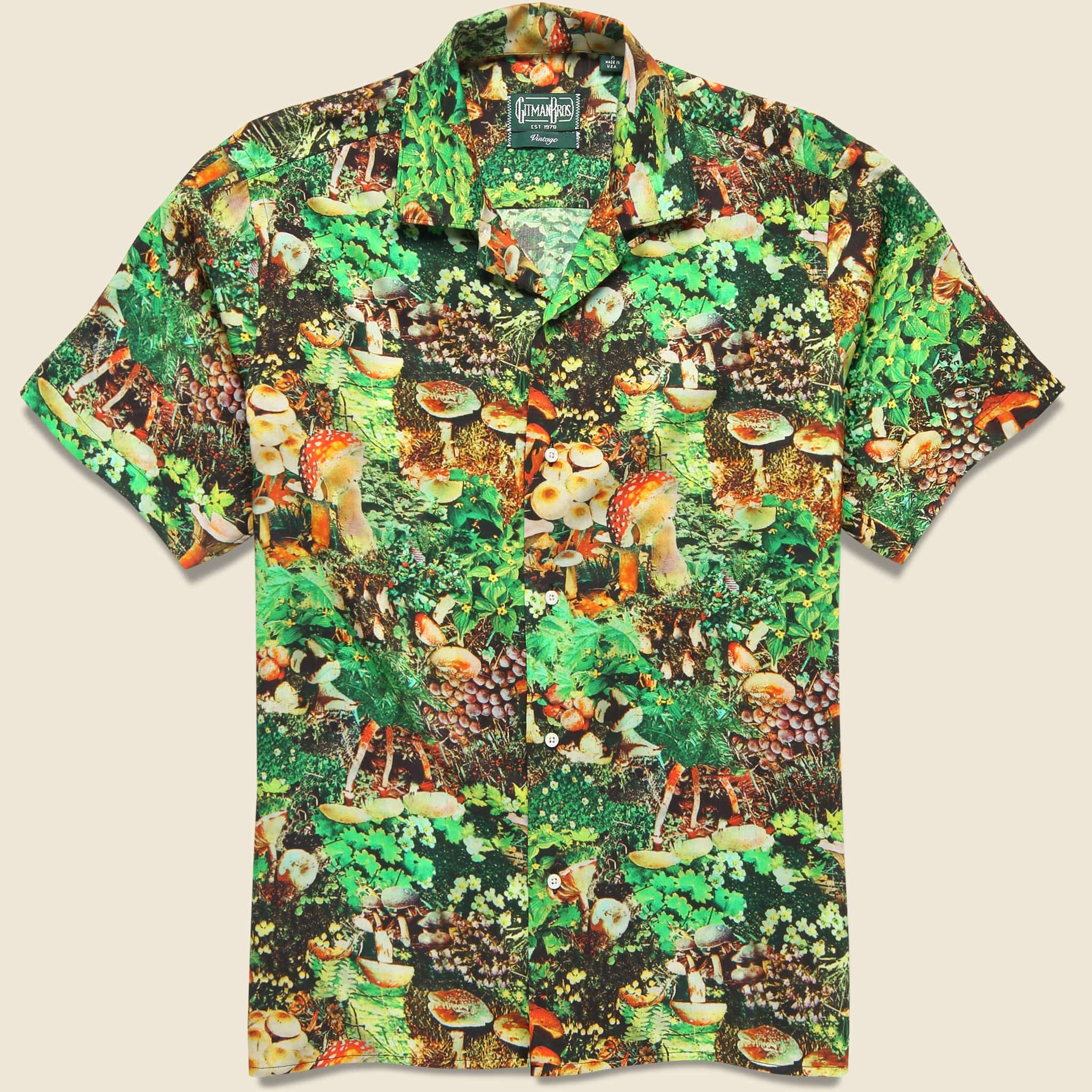 Viscose Shrooms Camp Shirt