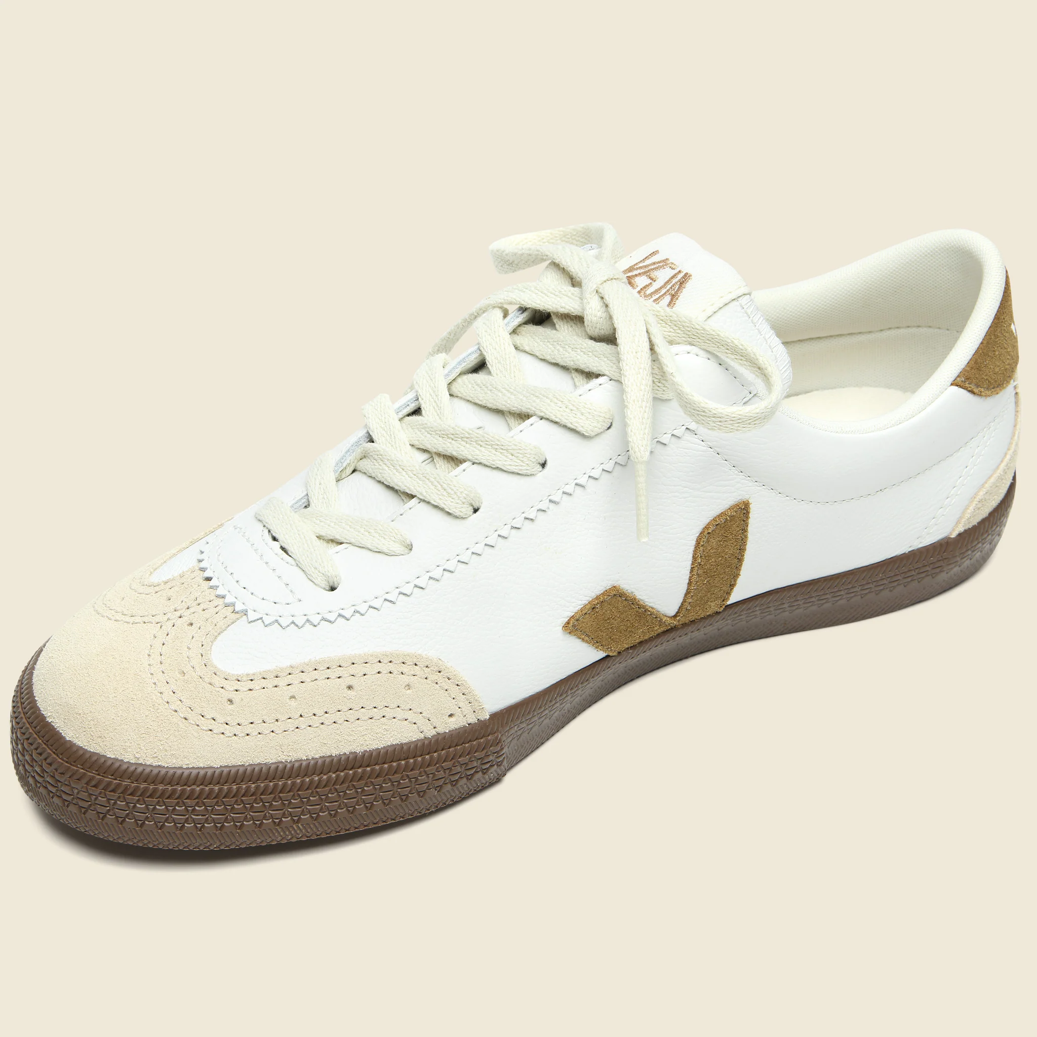 Volley O.T. Leather Sneaker - White Tent Bark - Image 4