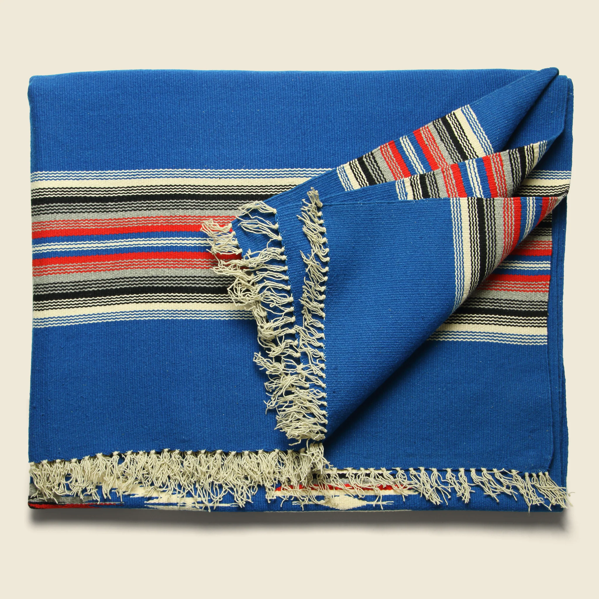 Chimayan Textile - Blue/Cream - Image 2