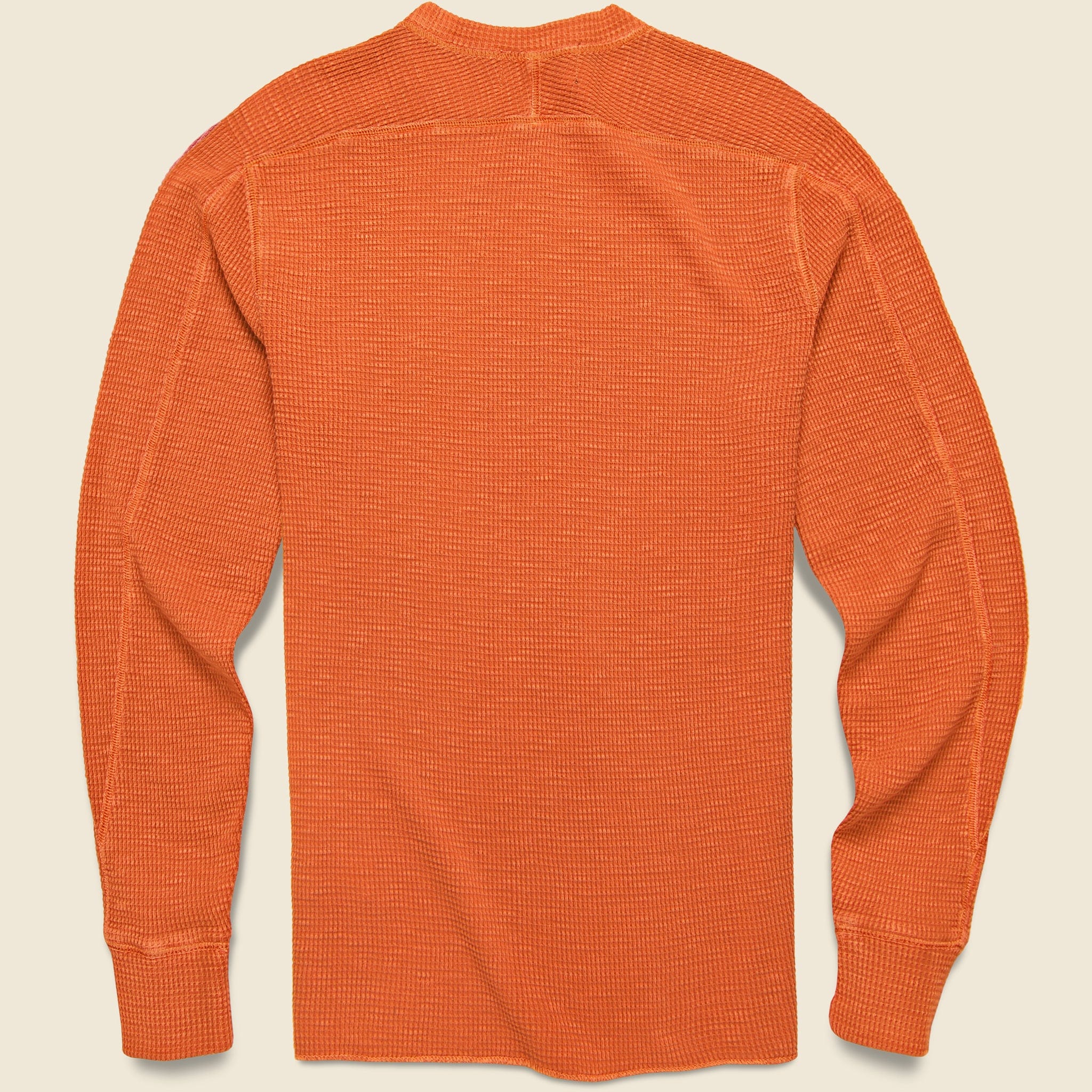 Waffle Crewneck - Orange - Image 2