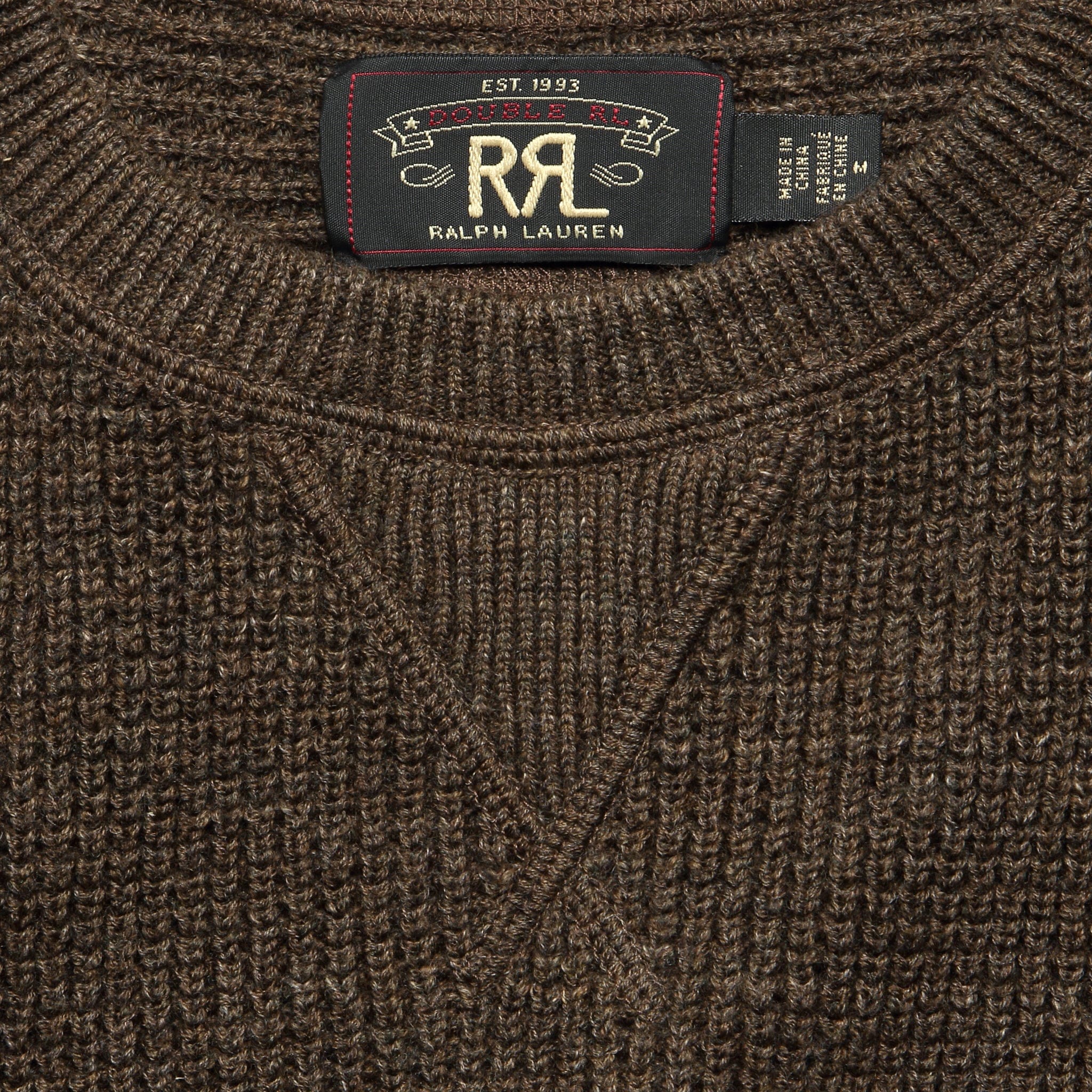 Waffle Knit Sweater - Olive - Image 3