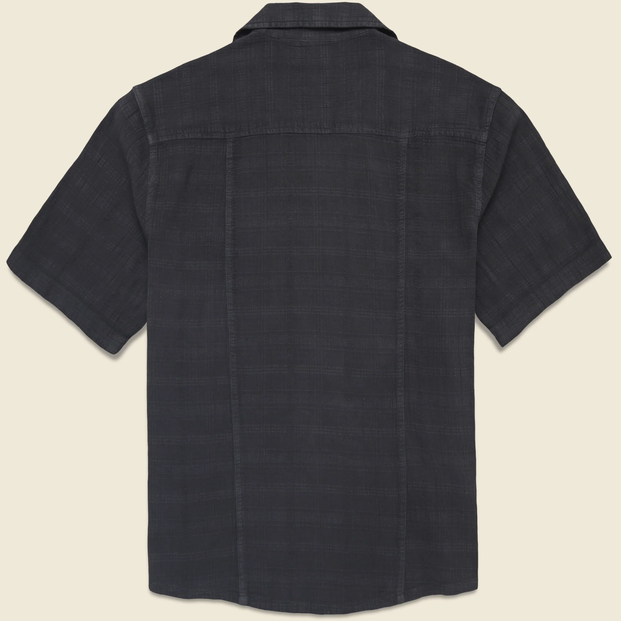 Washed Dobby Shirt - Black - Image 2