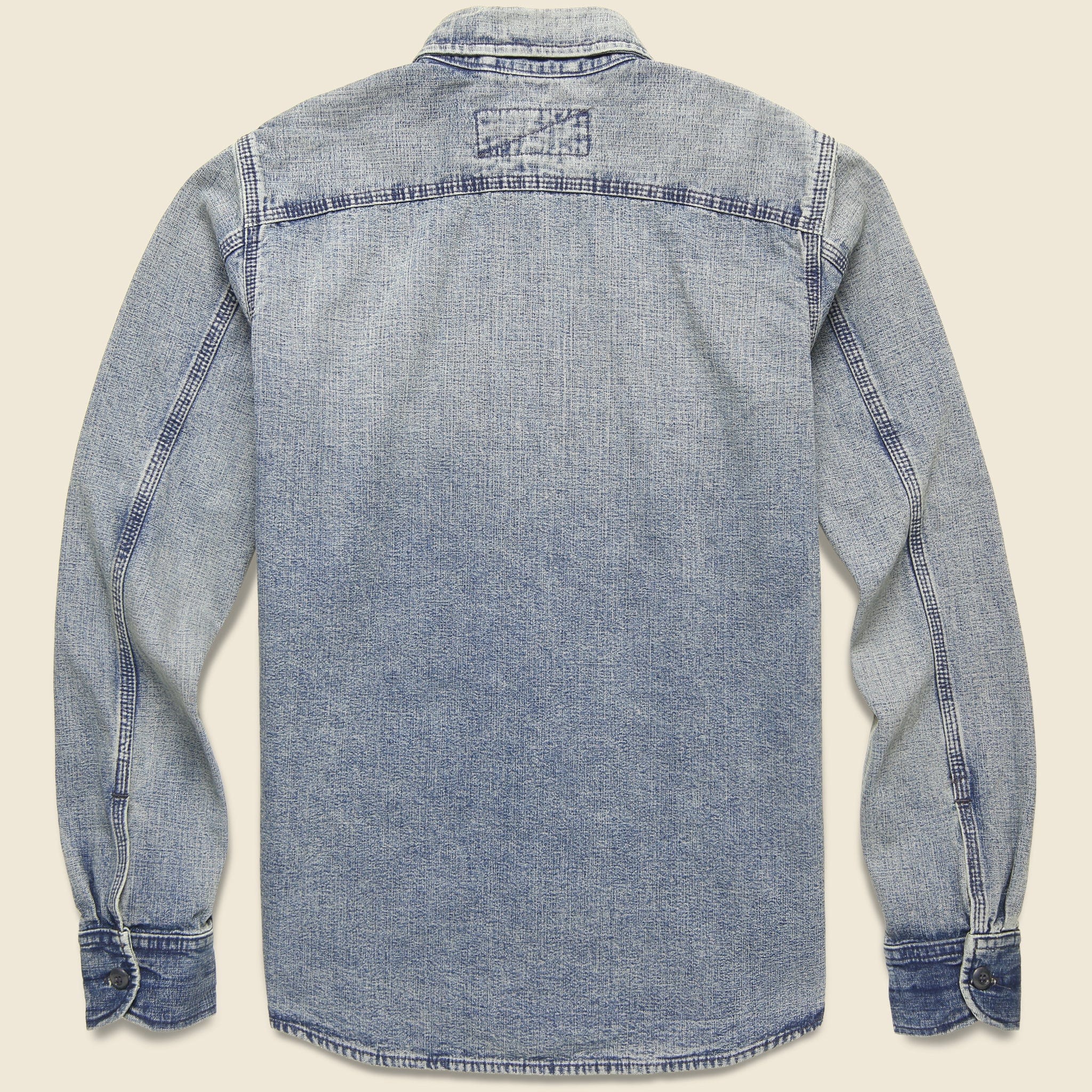 Washed Out ISC Work Shirt - Indigo - Image 2