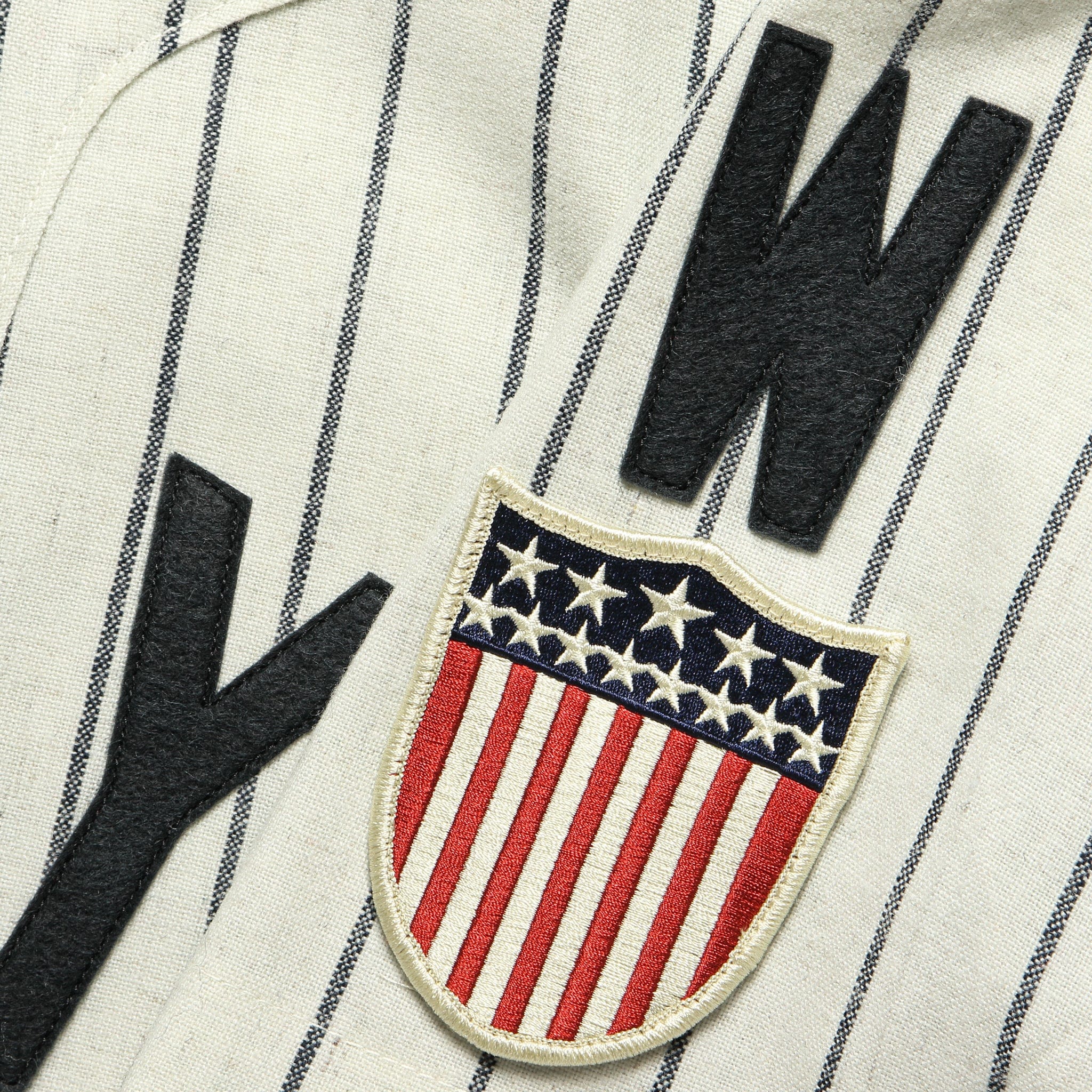 Washington Homestead Grays 1944 Home Jersey - White Pinstripe - Image 4
