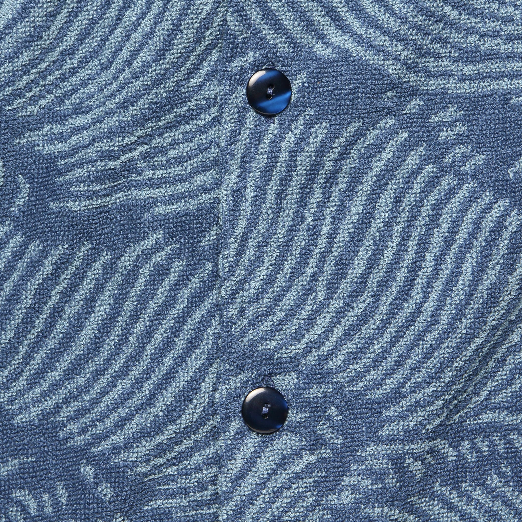 Wavy Terry Shirt - Blue - Image 3