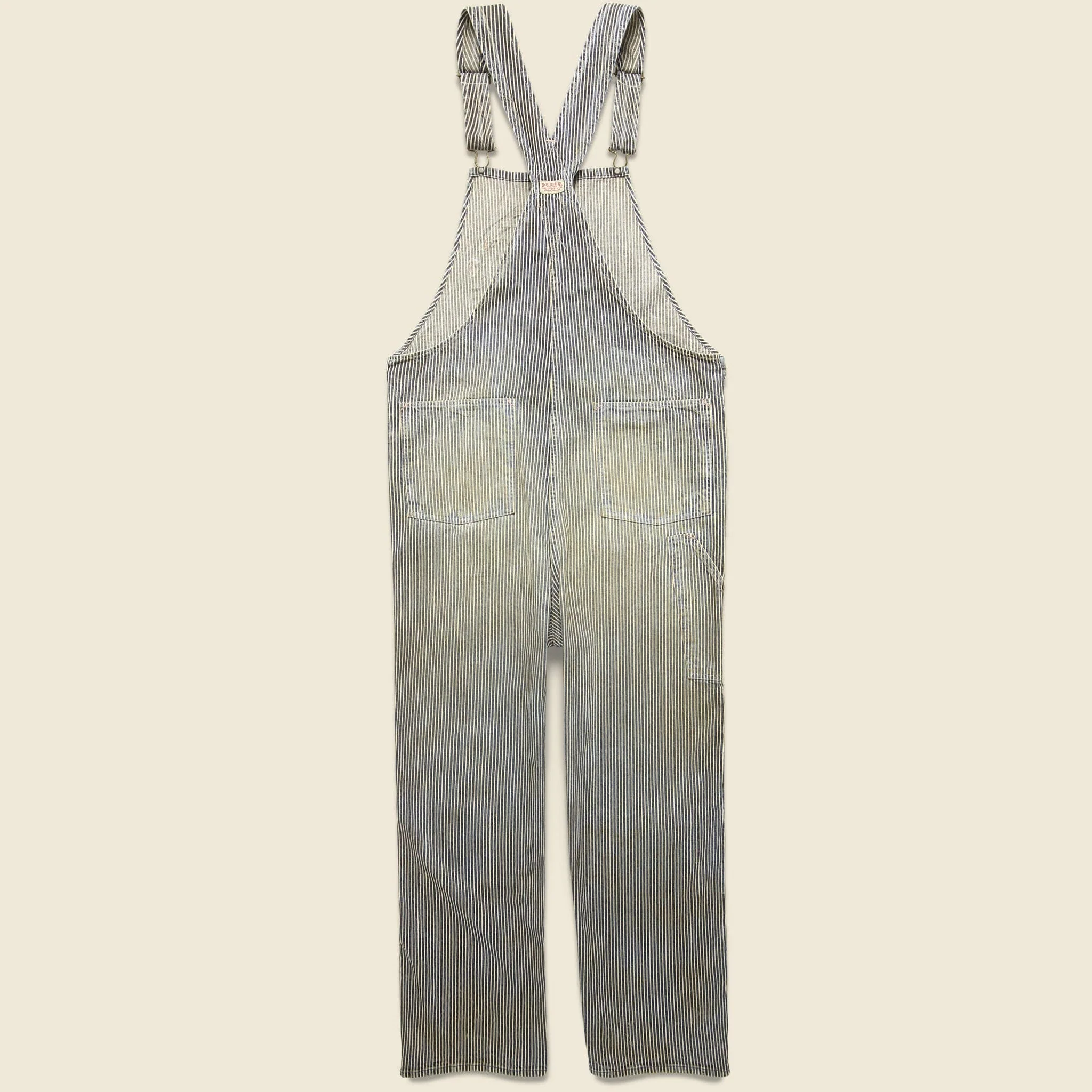 Westridge Patchwork Overall - Indigo Ticking Stripe - Image 2