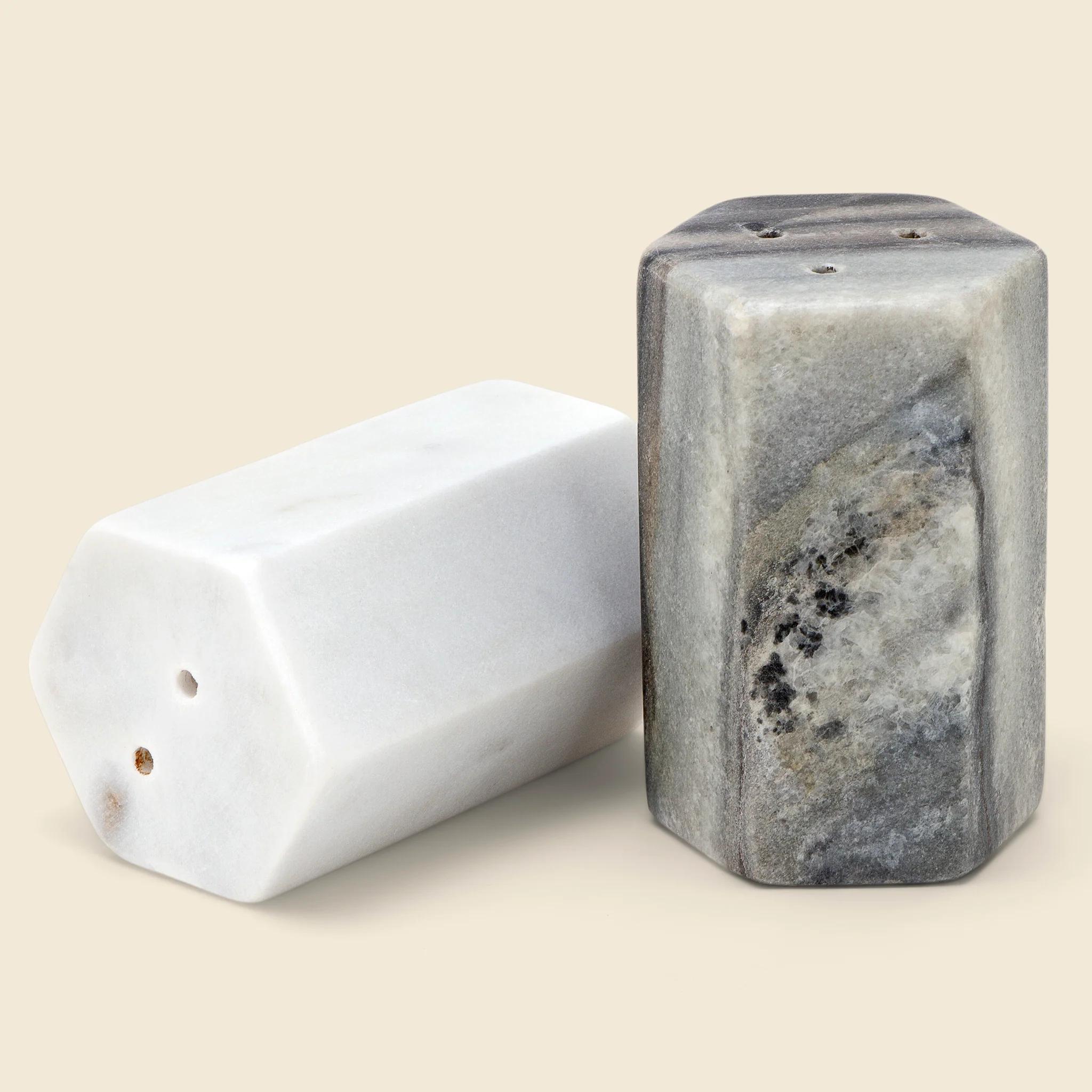 Marble Salt & Pepper Shakers
