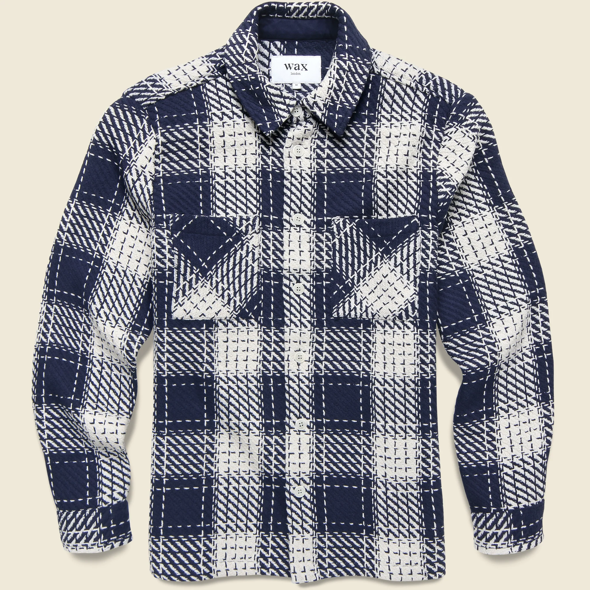 Whiting Overshirt - Marine Beatnik