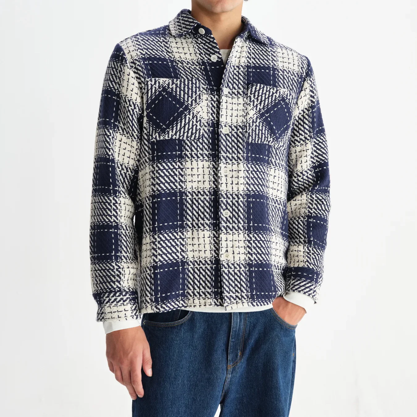 Whiting Overshirt - Marine Beatnik - Image 3