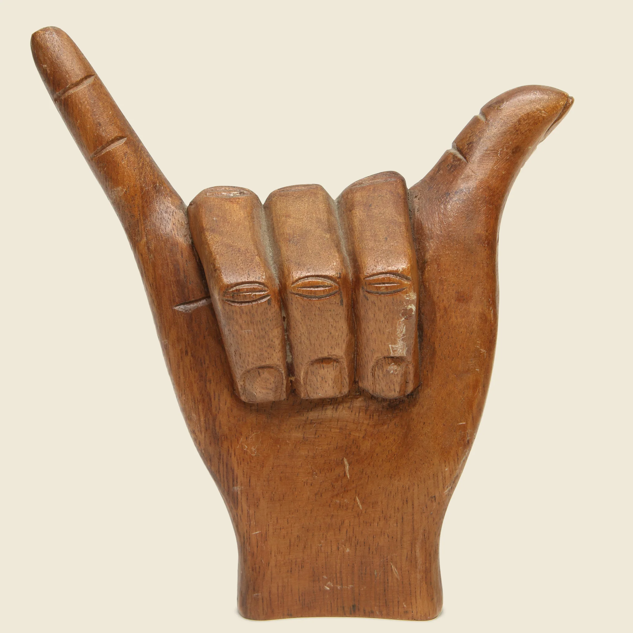Wooden Shaka Hand Carving